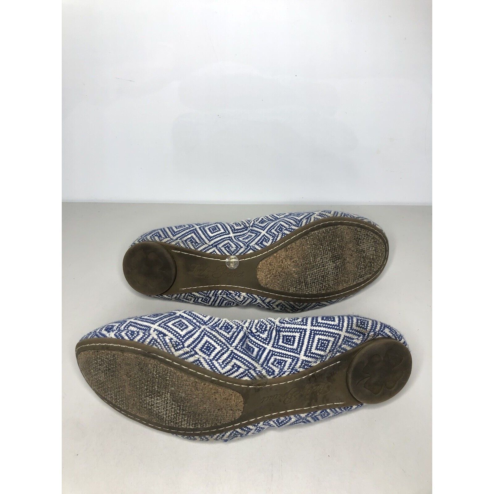 Lucky Brand Lucky Brand Erin Blue Aztec Southwest Print Ballet Flats Sho Size US 8.5 / IT 38.5 - 11 Thumbnail