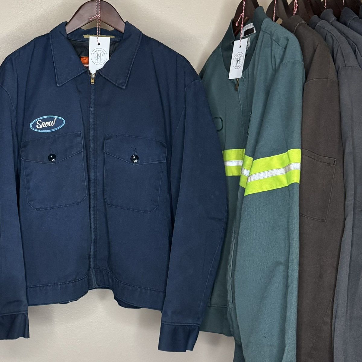 Red Kap trashed faded distressed 80s red kap “snow” work jacket Size US XL / EU 56 / 4 - 1 Thumbnail