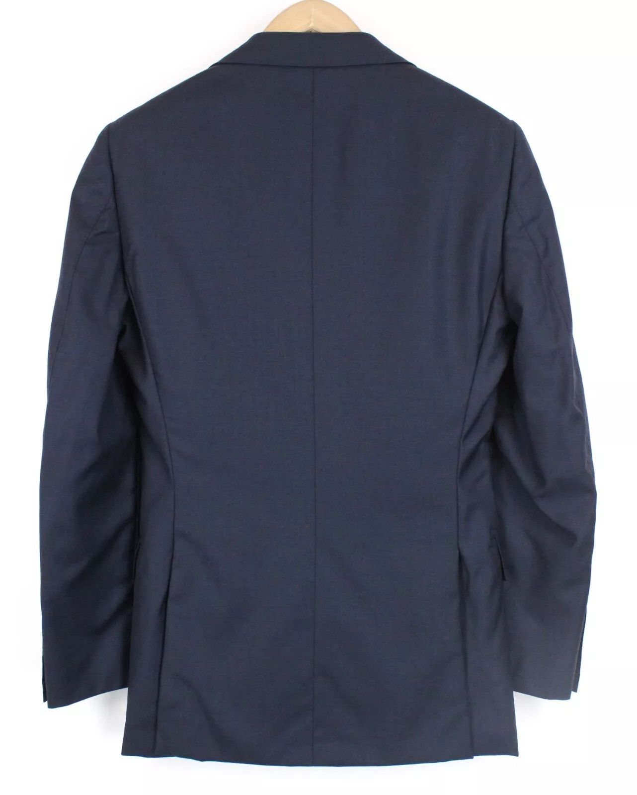 Suitsupply LAZIO UK32R Dark Blue Wool 2 Piece Suit 58957 Size 34S - 6 Thumbnail