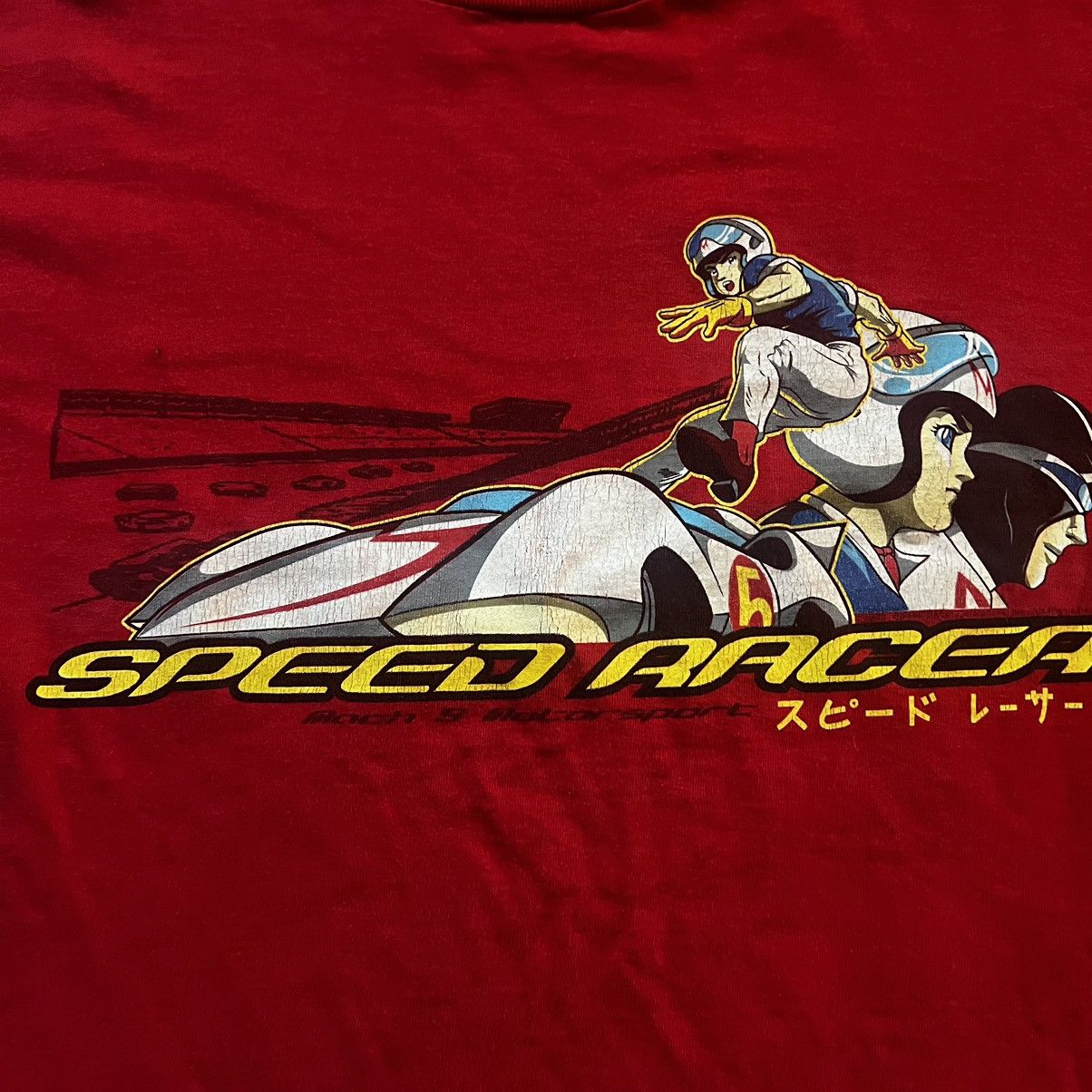 ODM × Vintage Vtg Red Speedracer Anime Tee Size US M / EU 48-50 / 2 - 2 Thumbnail