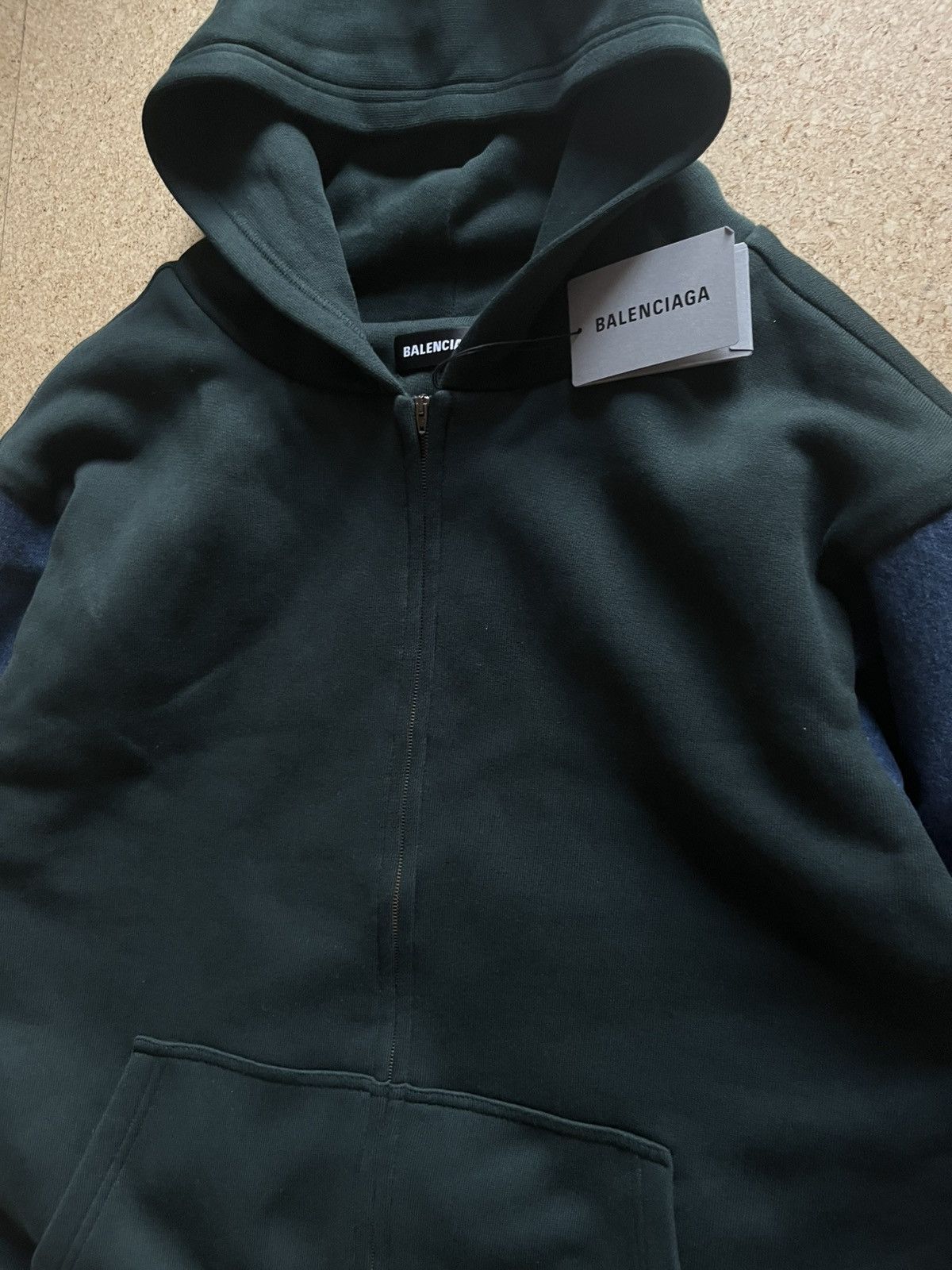 Balenciaga *[Balenciaga] Balenciaga 18AW Twin Set Jeansjacke Mehrlagig Size US L / EU 52-54 / 3 - 14 Thumbnail