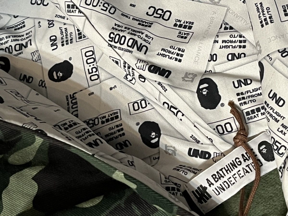 Bape × Undefeated *Rare* Bape X Undefeated Zip Up Army Green Tally Camo Size US M / EU 48-50 / 2 - 11 Thumbnail