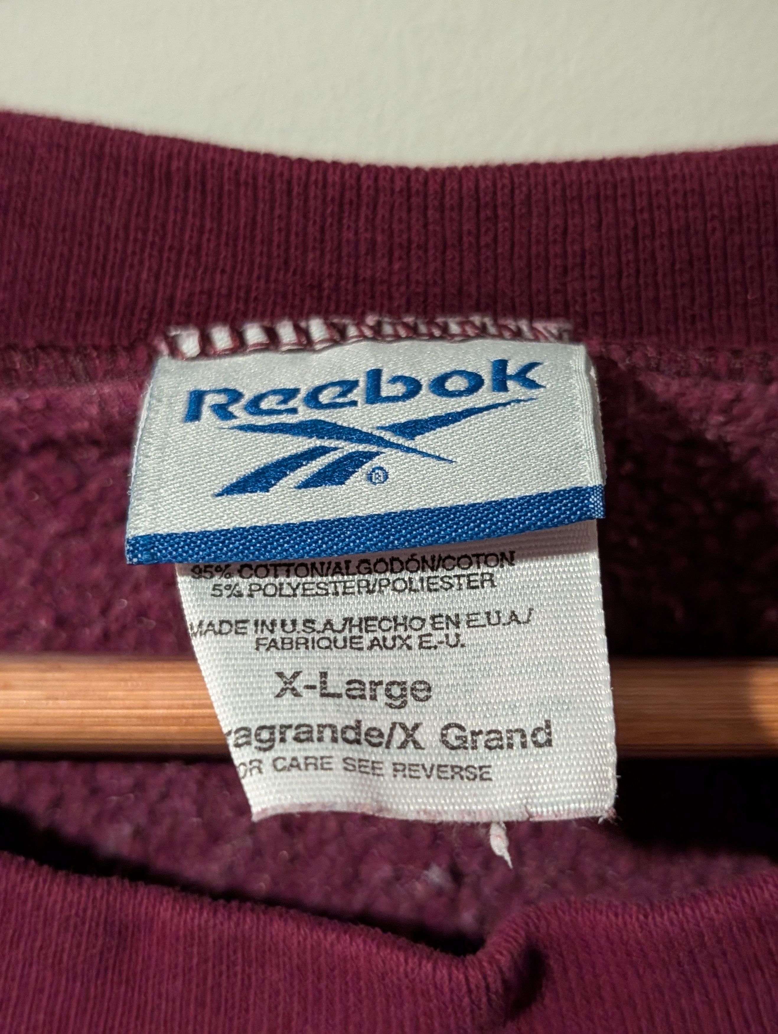 Reebok Vintage Reebok Crewneck Sweatshirt XL USA Baggy 90s Size US XL / EU 56 / 4 - 3 Thumbnail