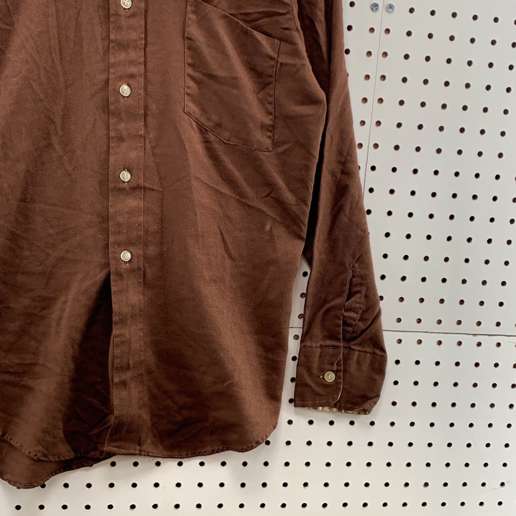 Vintage VINTAGE National Shirt Shop Shirt M Brown Long Sleeve Button-Up Casual Mens Size US M / EU 48-50 / 2 - 4 Thumbnail