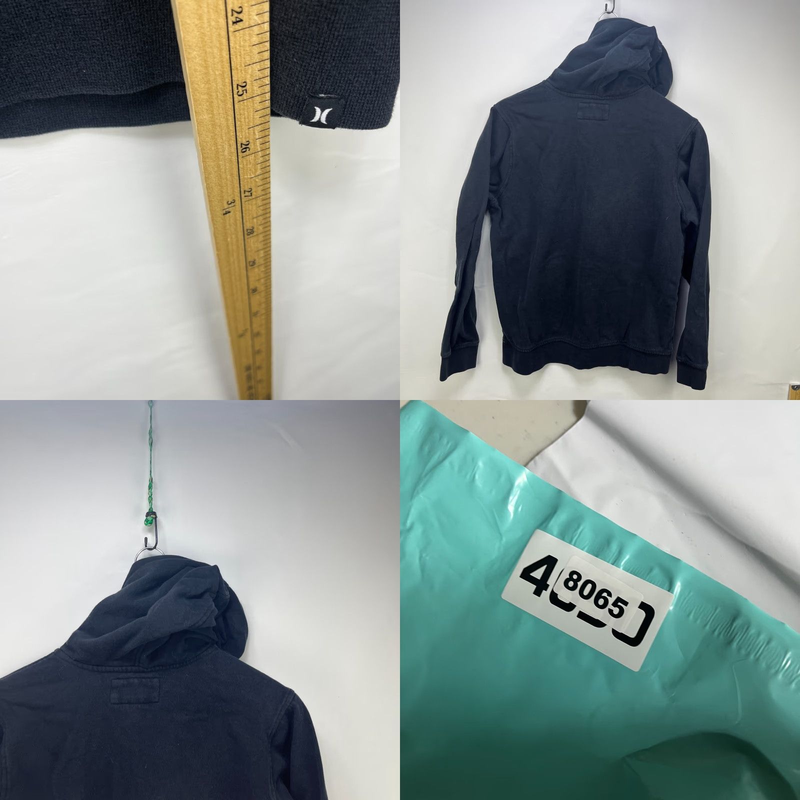 Hurley VINTAGE Hurley Zip Up Hoodie Shirt S Black Mens Hooded Full Zip 90s Merch Size US S / EU 44-46 / 1 - 8 Thumbnail
