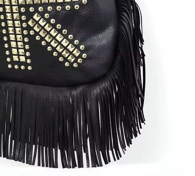 Other Gothic Boho Large Punk Cross Shoulder Bag Size ONE SIZE - 6 Thumbnail