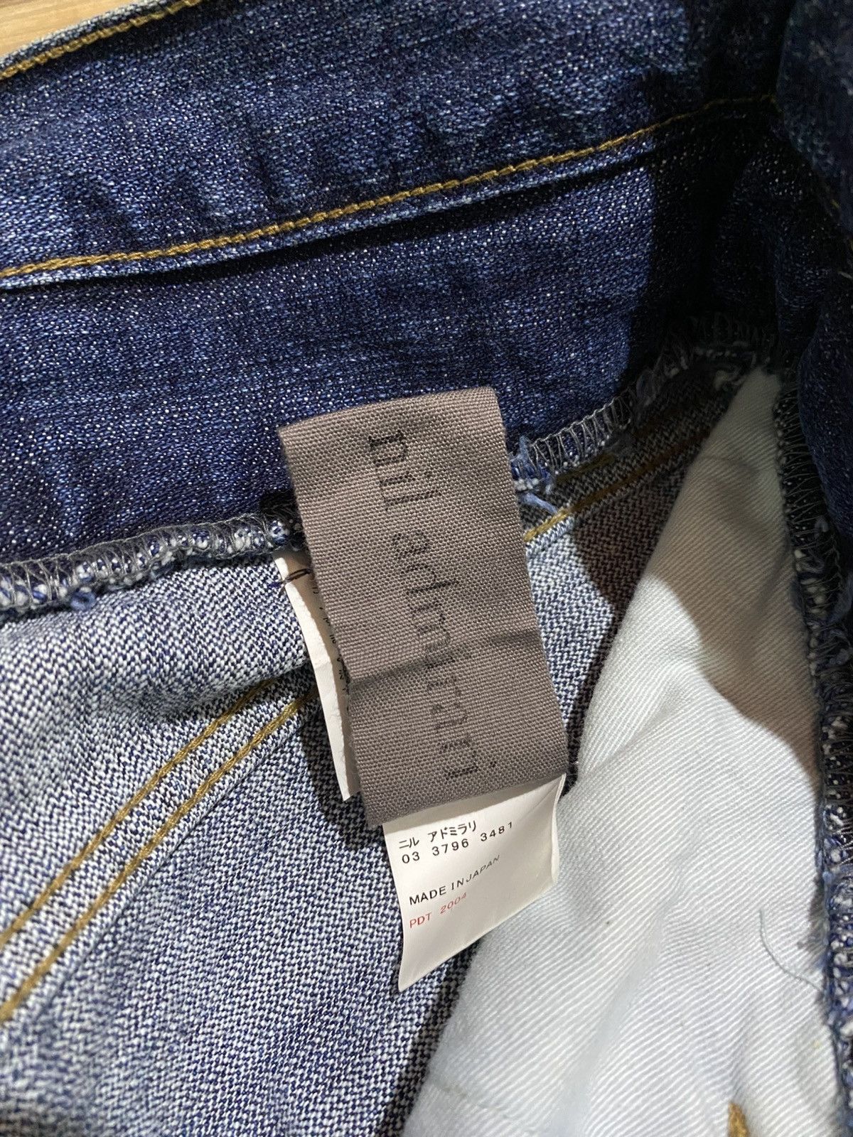 If Six Was Nine × Japanese Brand × Le Grande Bleu (L.G.B.) 🇯🇵 NIL ADMIRARI DOUBLE WAIST SNAKE FLARED JEANS Size US 30 / EU 46 - 6 Thumbnail