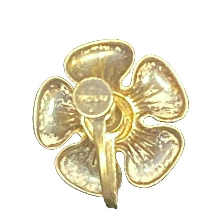 Other Vintage signed CM Curtman Co. 12K Gold filled Floral Brooch Size ONE SIZE - 6 Thumbnail