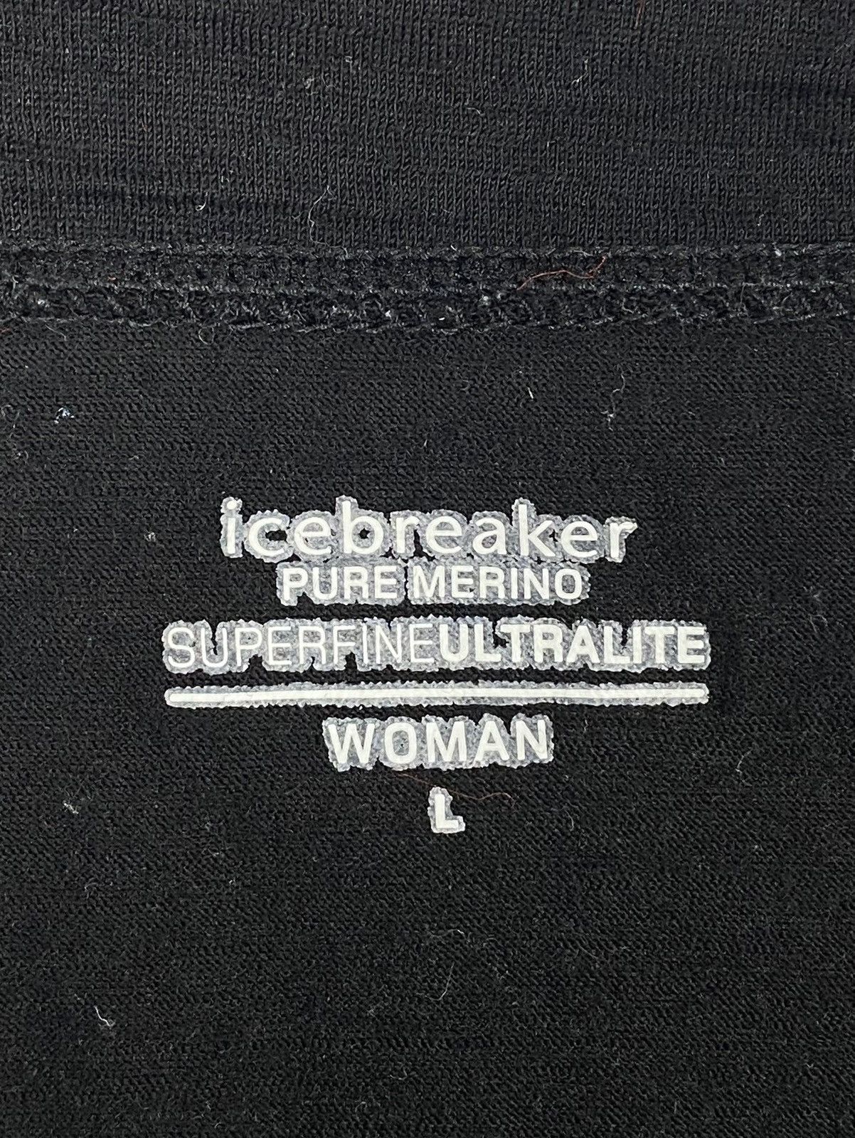 Icebreaker Icebreaker Pure Merino Wool Wide Neck Thermal T-Shirt Size L / US 10 / IT 46 - 3 Thumbnail