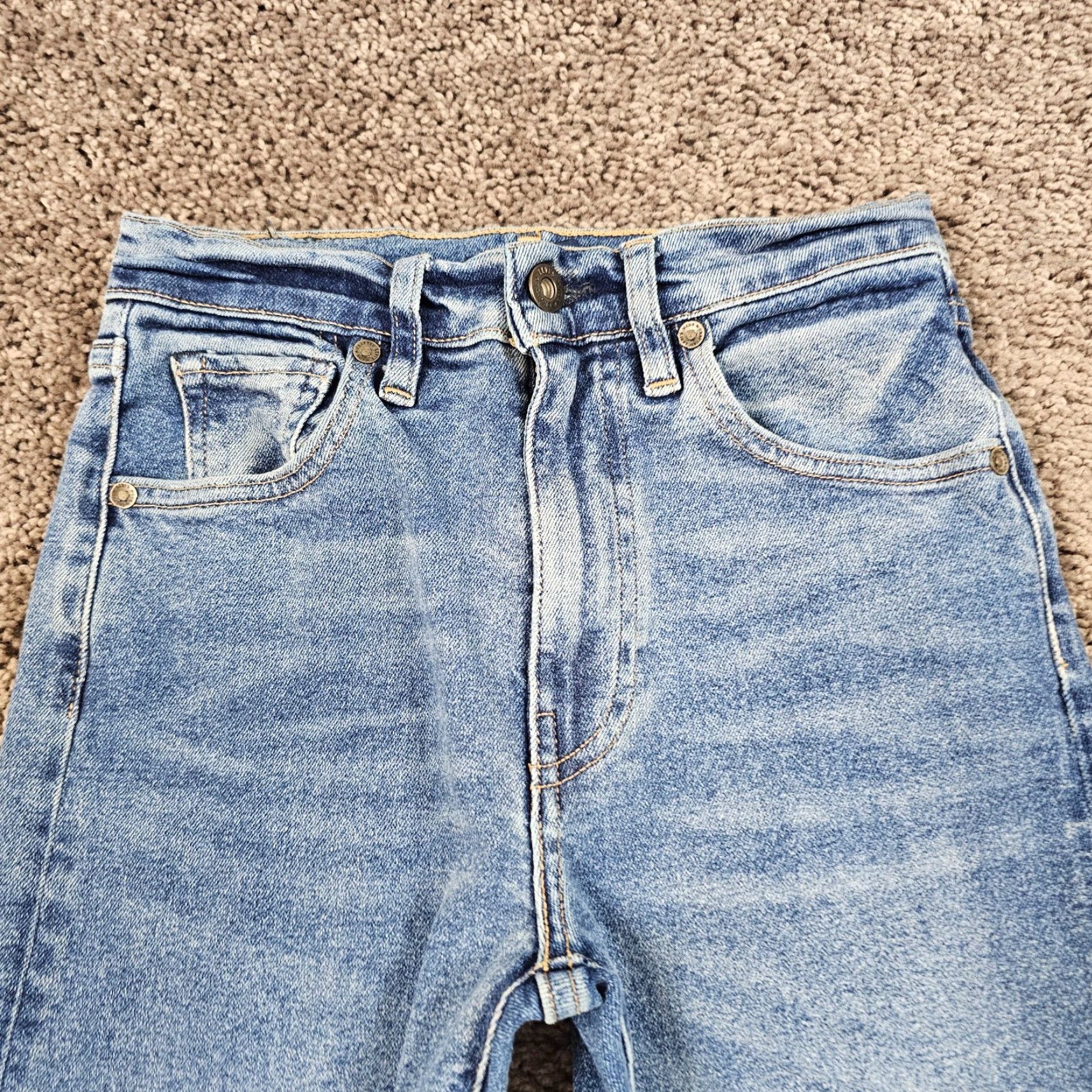 Levi's VINTAGE Levi's Sliver High Skinny Jeans - Levi's Made & Crafted - Denim - 24x29 - Blue - Women - Stretch - Japanese Denim - 21x29 Waist/Inseam Size 42" / US 20 - 2 Thumbnail