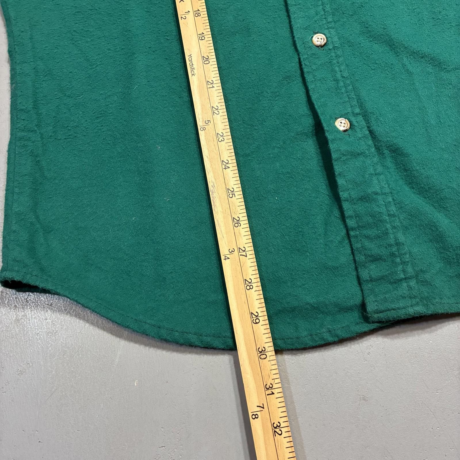 Other Vintage Five Brothers Men's Green Chamois Button Down Shirt Size US L / EU 52-54 / 3 - 4 Thumbnail