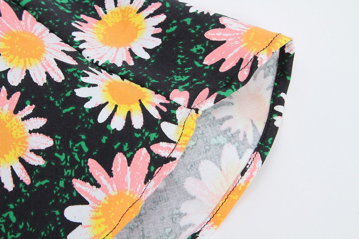 Other Sunfloral Print Vintage Style Backless Dress Size XXL / US 16-18 / IT 52-54 - 8 Thumbnail