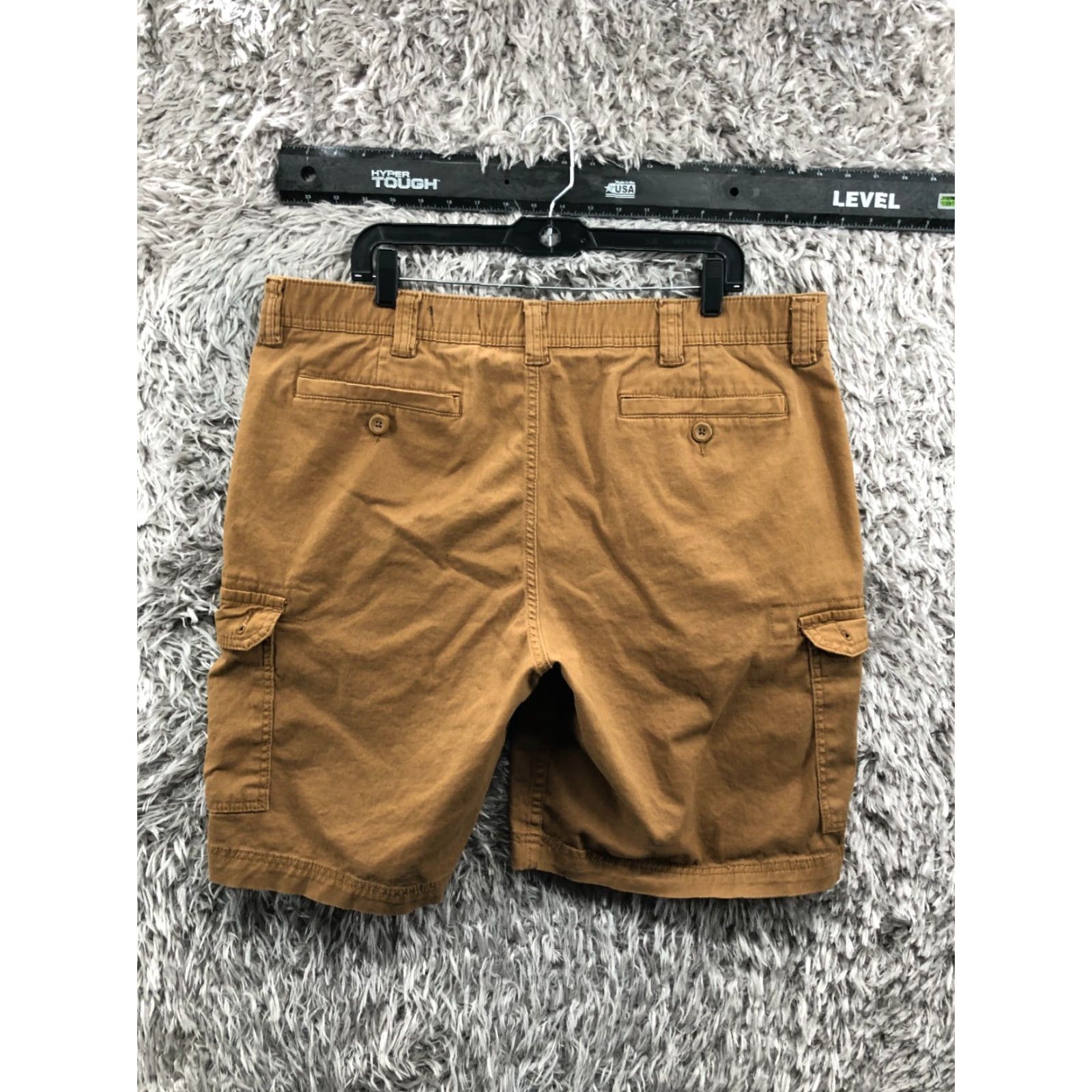 Vintage St. John's Bay Cargo Shorts Mens 40 Mid Rise Beige Brown 5-Pocket Denim Stretch Regular Fit Classic Outdoor Vintage No Size US 40 / EU 56 - 6 Thumbnail