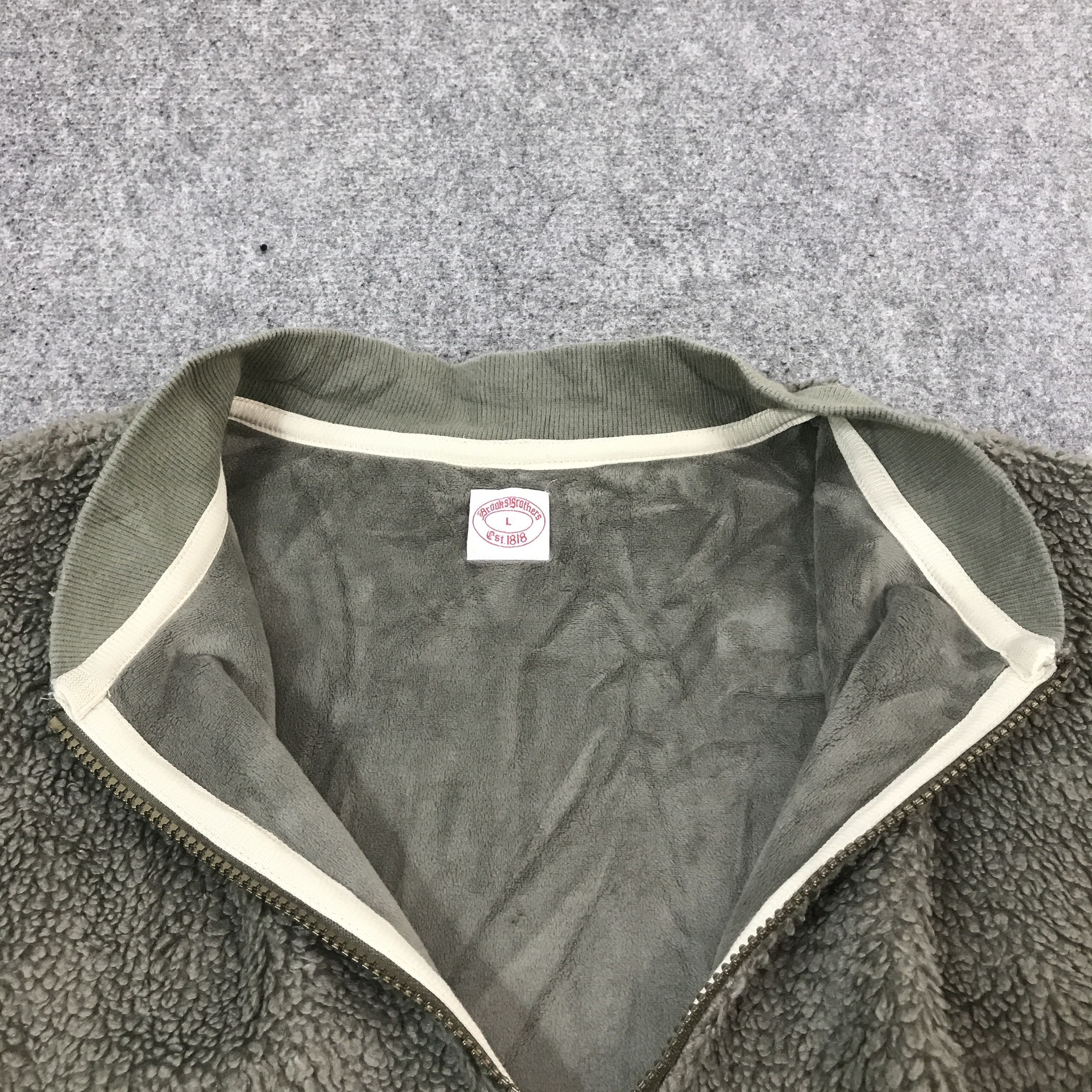 Brooks Brothers BROOKS BROTHERS JAPANESE BRAND SHERPA BOMBER JACKET Size US L / EU 52-54 / 3 - 7 Thumbnail