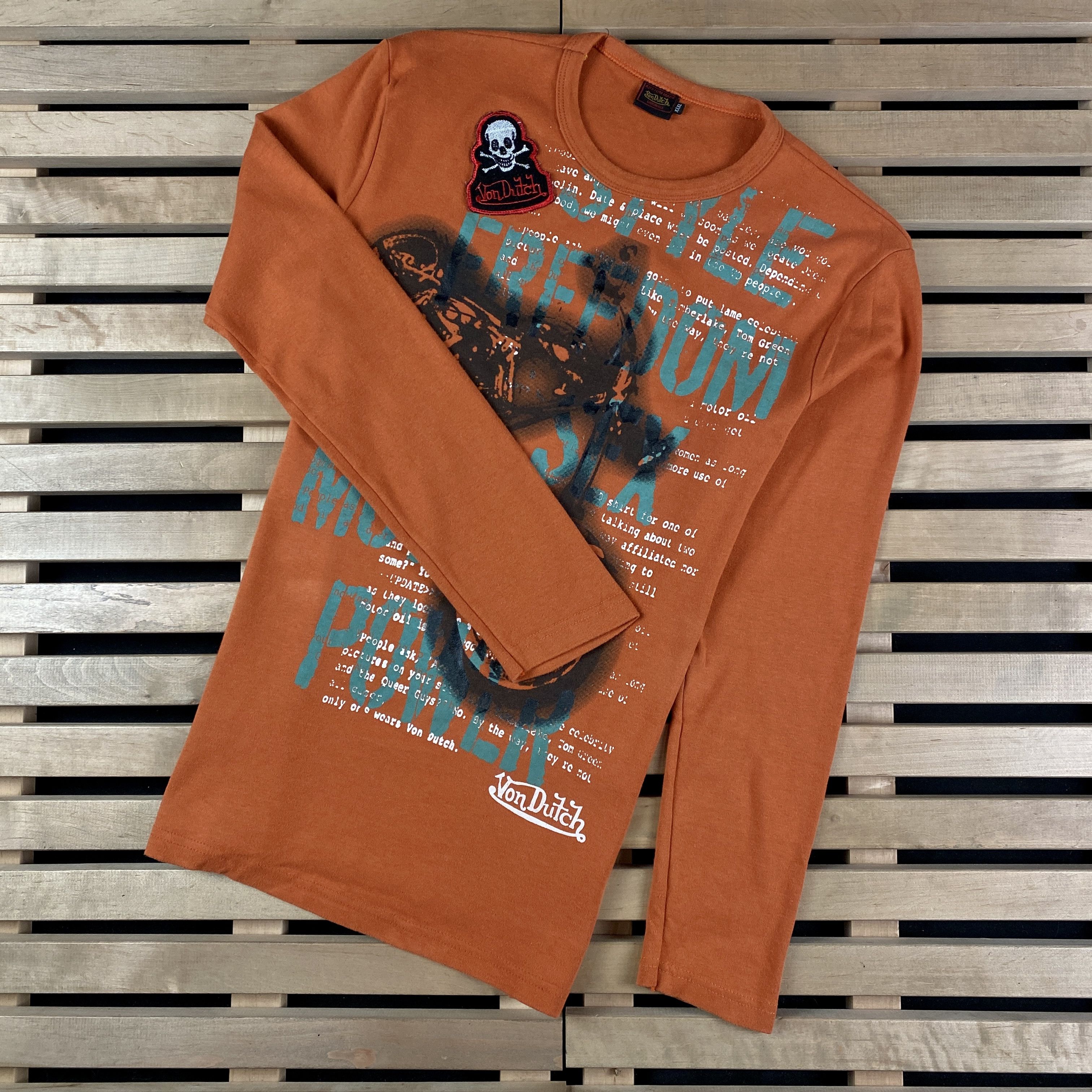 Von Dutch Mens Long Sleeve T-Shirt Von Dutch Vintage Size XXXL 3XL Size US XXL / EU 58 / 5 - 1 Thumbnail