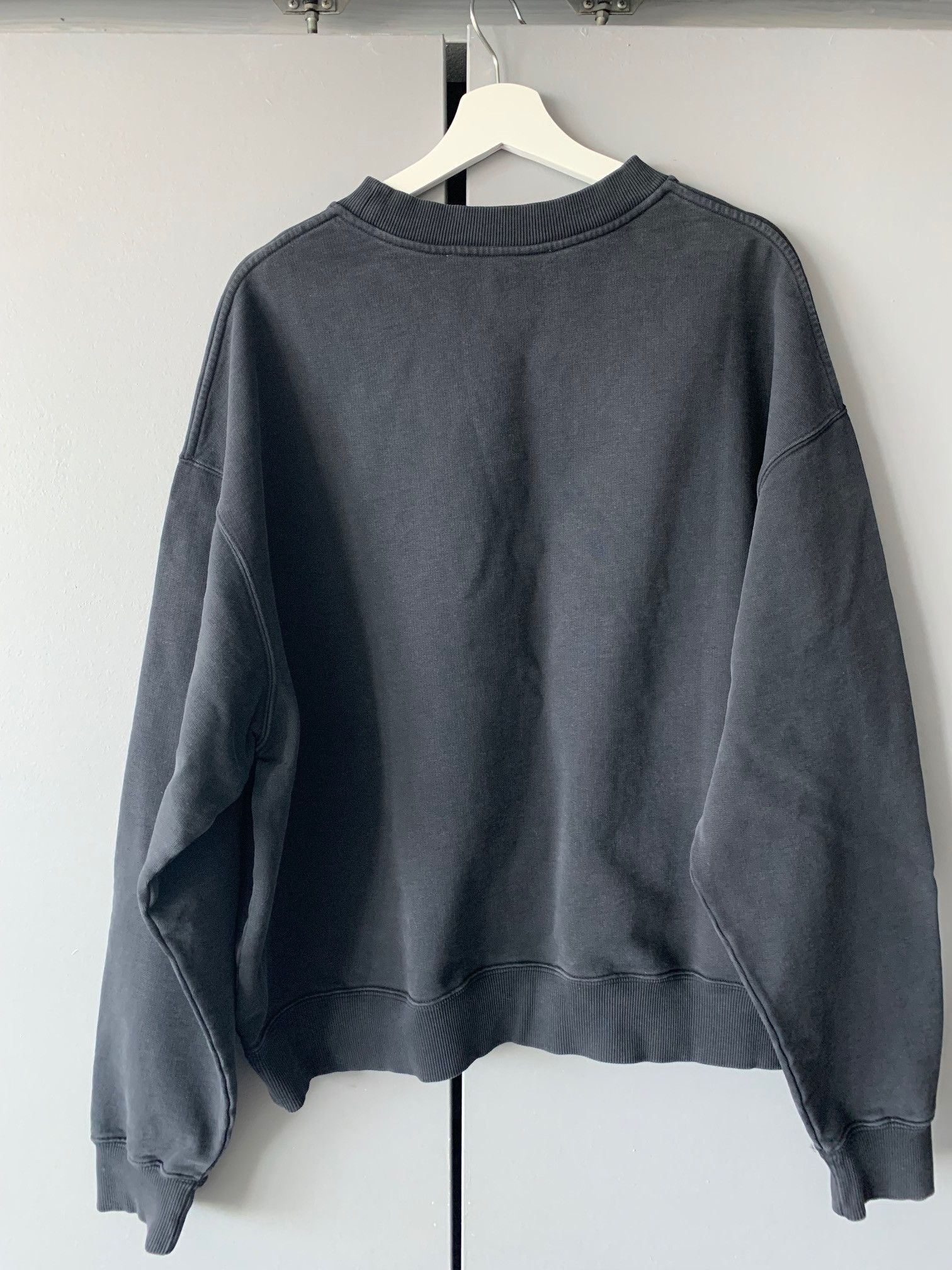 1017 ALYX 9SM 1017 ALYX 9SM Black Boxy Crewneck Sweatshirt Size US M / EU 48-50 / 2 - 2 Thumbnail