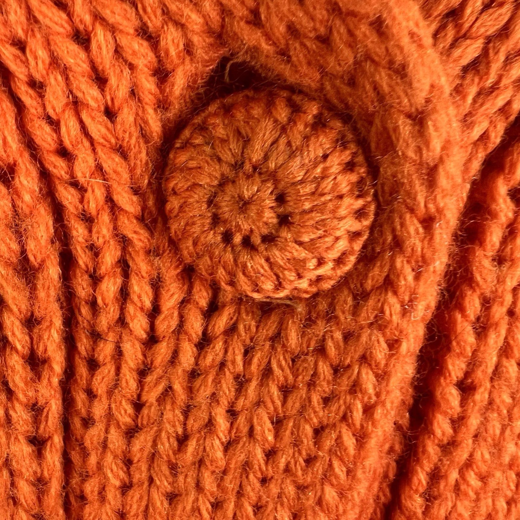 Vintage VINTAGE California Girl Wool Knit Belted Sweater Shirt Womens M Orange 1970s Mod GoGo Decade 70s Boys/Girls Mens Womens Size M / US 6-8 / IT 42-44 - 4 Thumbnail