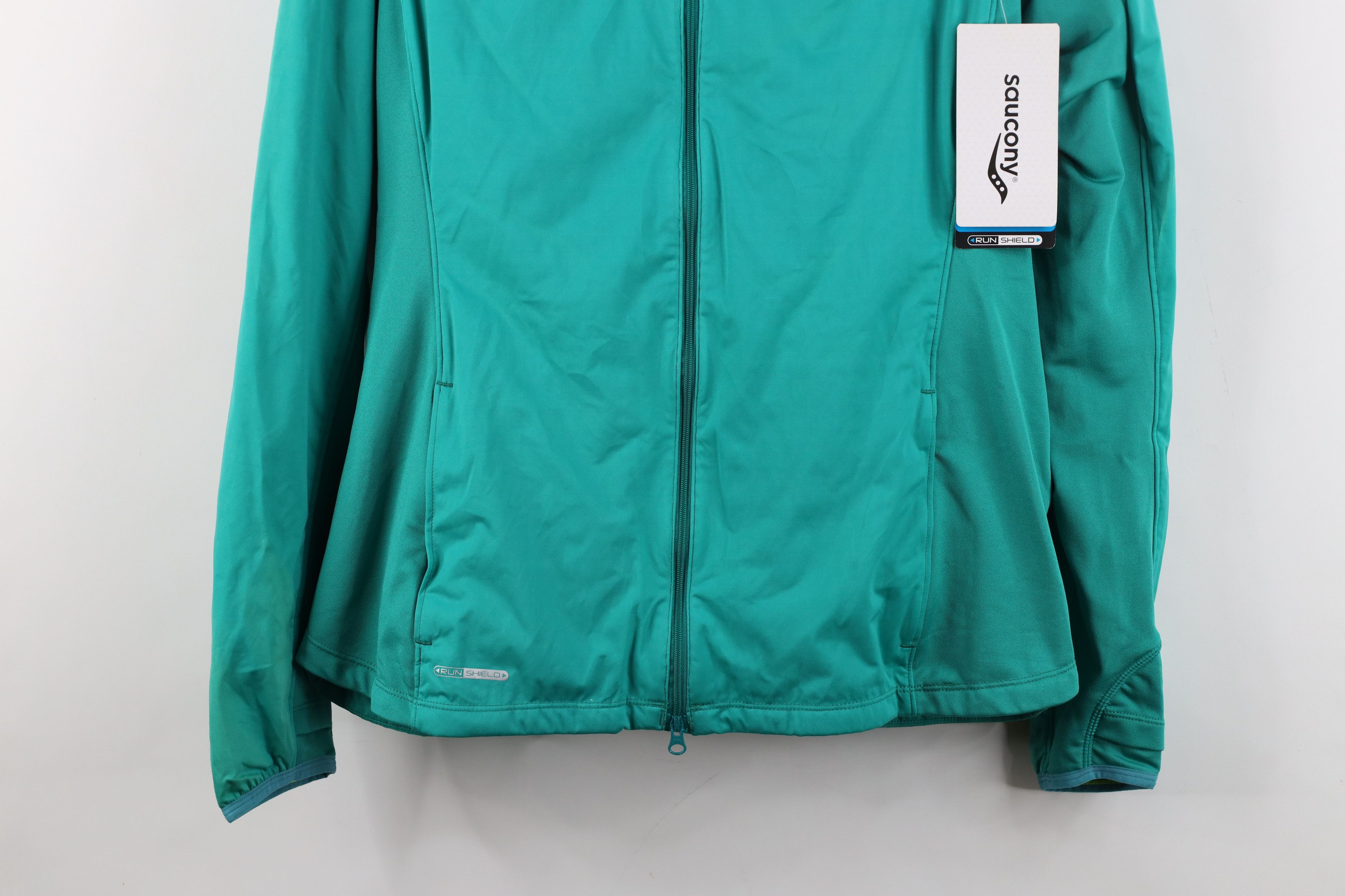 Saucony New Saucony Spell Run Shield Full Zip Running Nomad Jacket Size L / US 10 / IT 46 - 3 Thumbnail