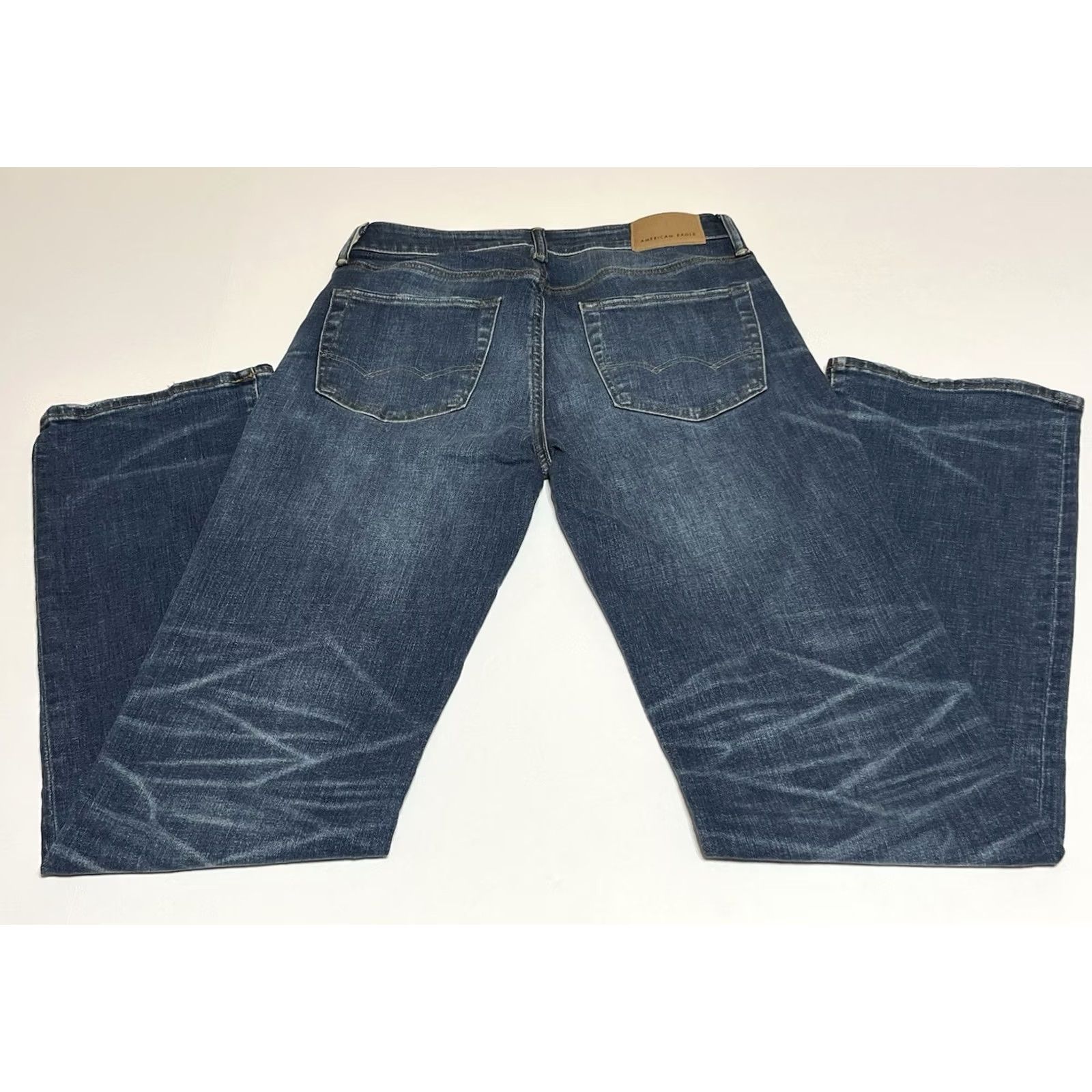 American Eagle Outfitters American Eagle Outfitters Jeans Mens 30x36 30x34 Blue Bootcut Western Cowboy Regular Rise Mid Denim Size US 30 / EU 46 - 2 Thumbnail