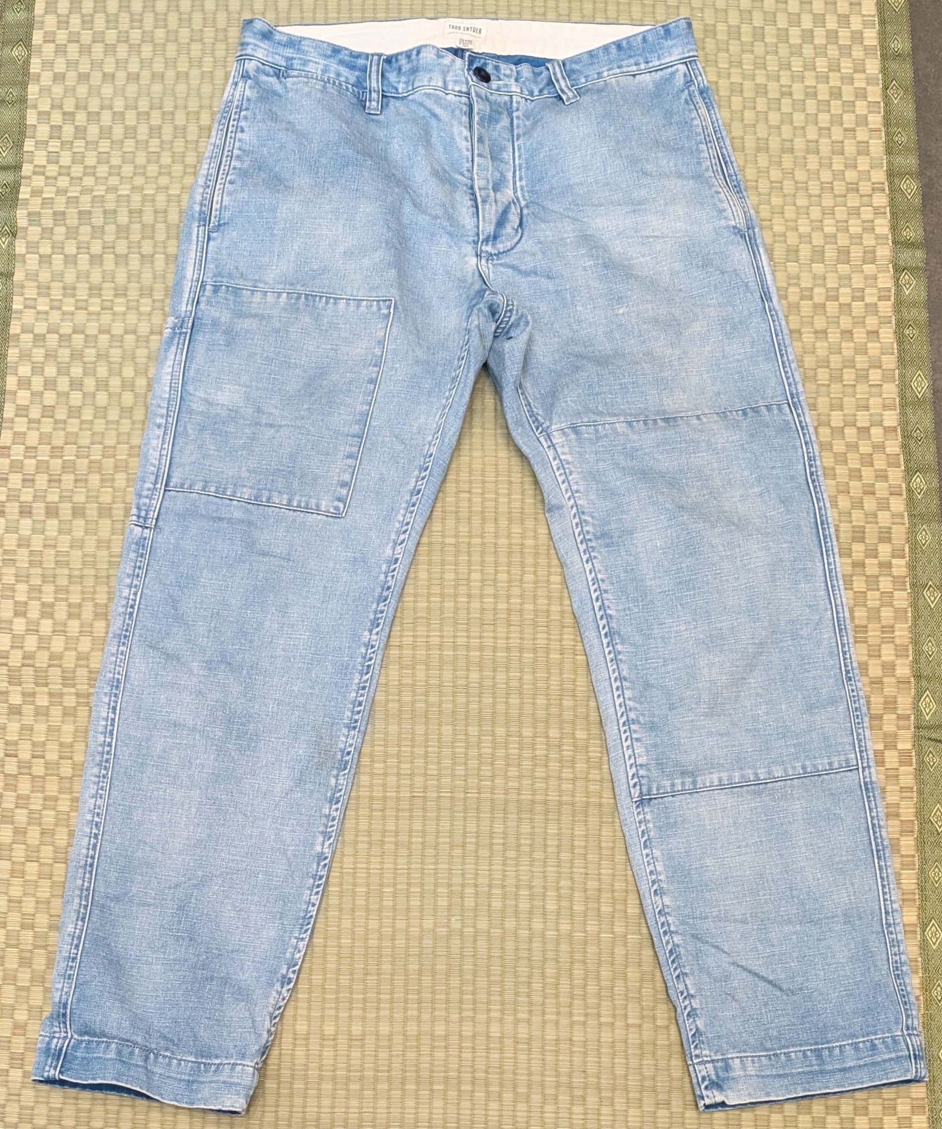 Todd Snyder Todd Snyder Light Wash Chore Carpenter Pants Size US 32 / EU 48 - 1 Thumbnail