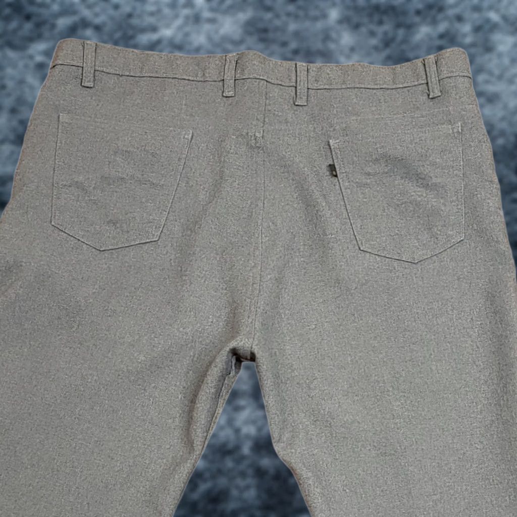 Levi's VINTAGE Levi's Gray Bootcut Western Pants Mens Size 44x29 70s Jeans Made In USA Size US 44 / EU 60 - 1 Thumbnail