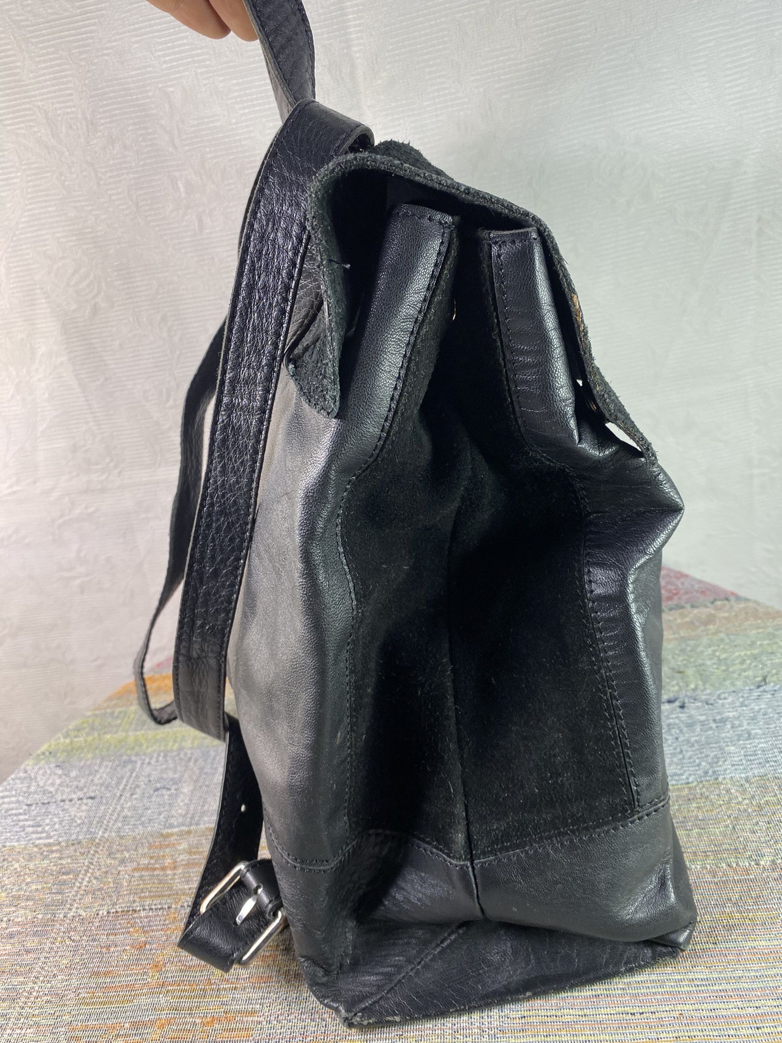 Other STOW LONDON Luxury Leather Backpack Made in Italy Size ONE SIZE - 3 Thumbnail