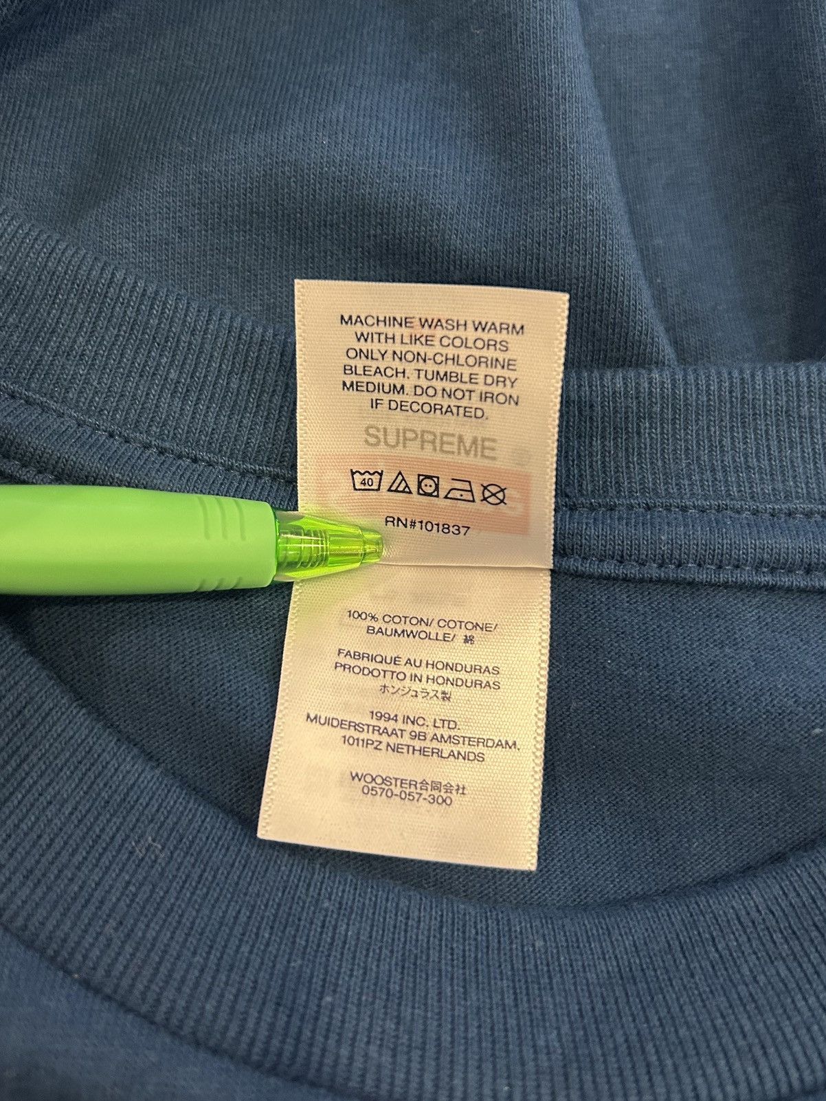 Supreme Supreme Liberty Tee Size US XL / EU 56 / 4 - 6 Thumbnail