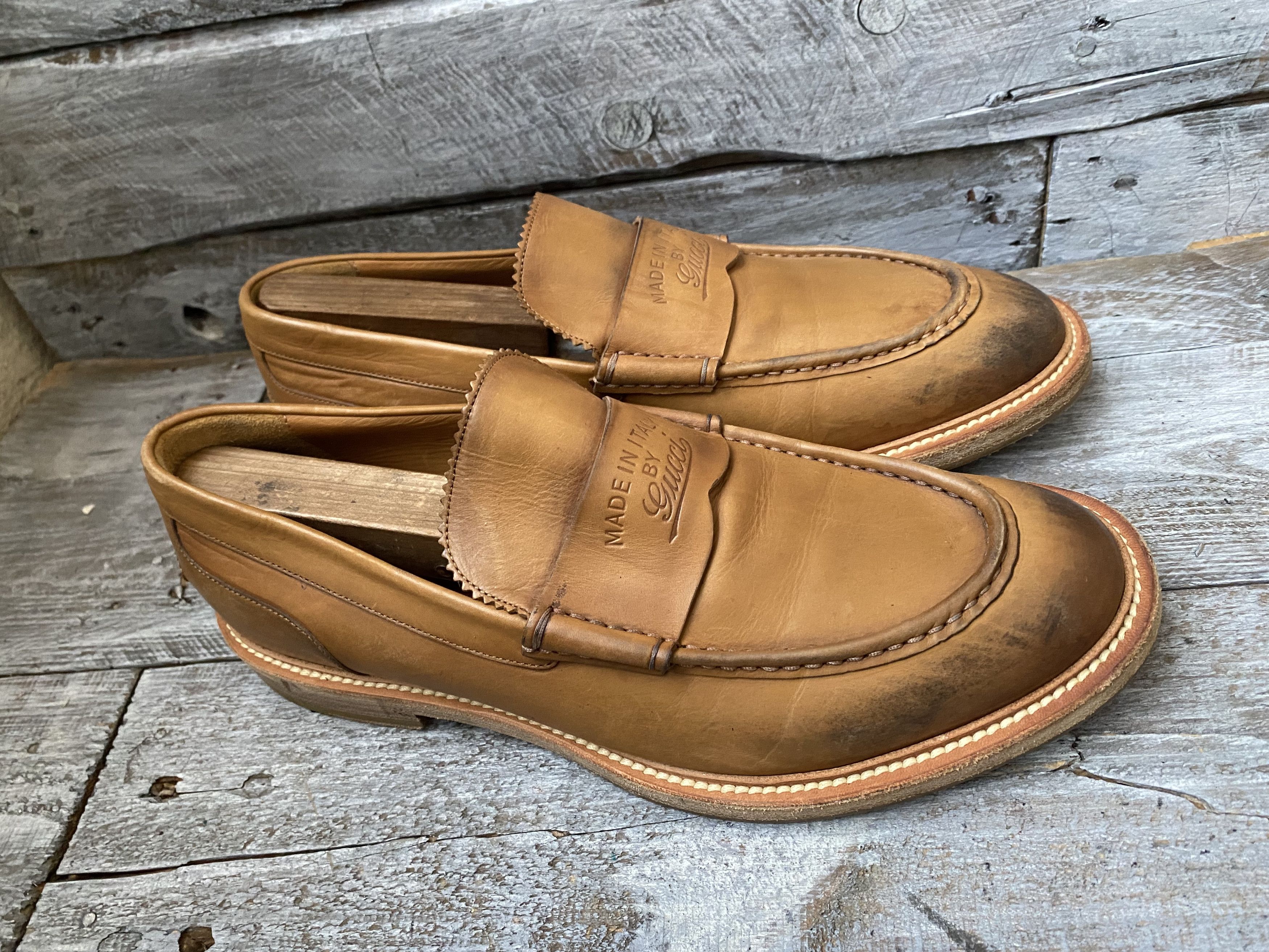 Gucci Gucci penny leather loafers uk 9 Size US 10 / EU 43 - 8 Thumbnail