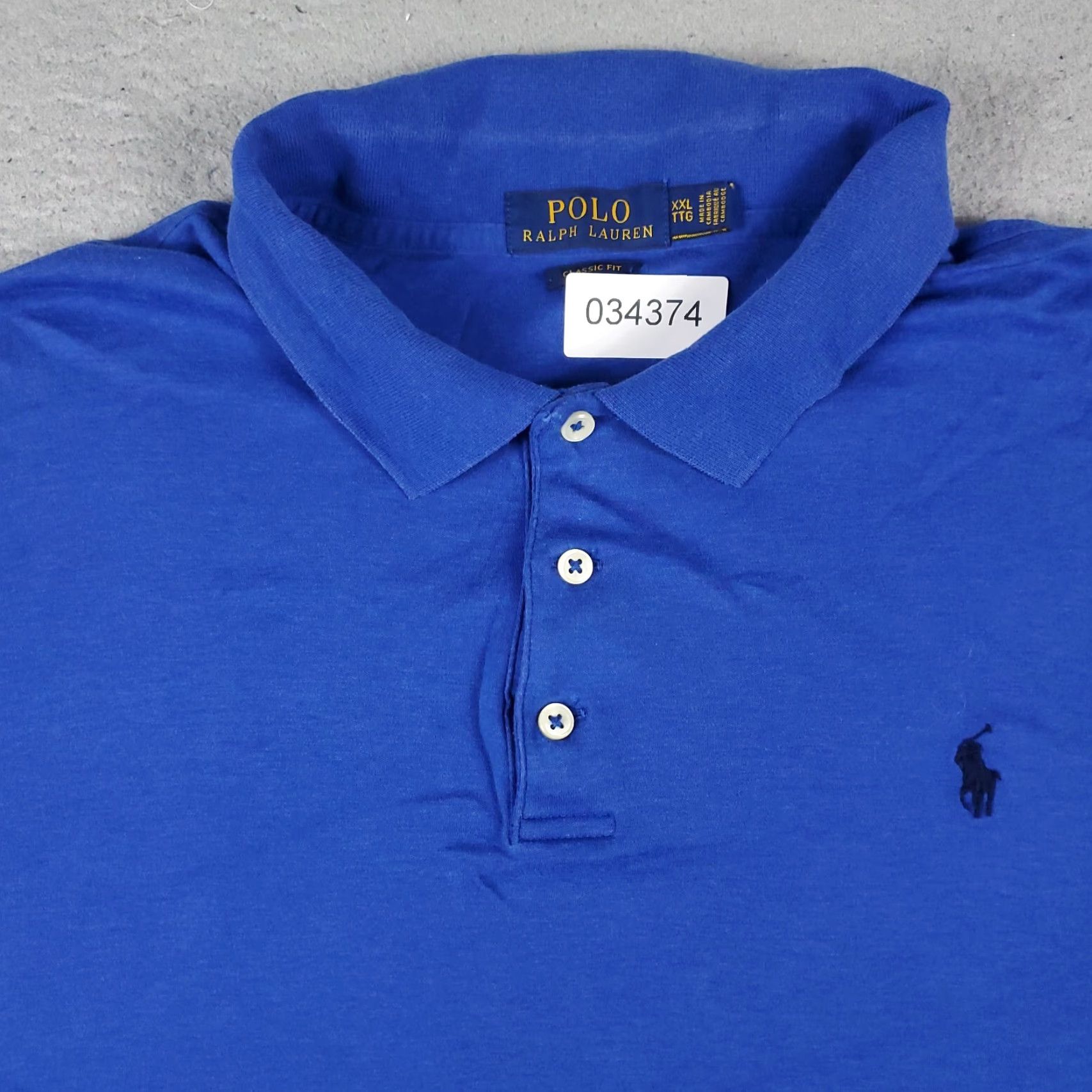 Ralph Lauren Ralph Lauren Polo Shirt Mens 2XL Blue Pony Casual Short Sleeve Size US XXL / EU 58 / 5 - 2 Thumbnail