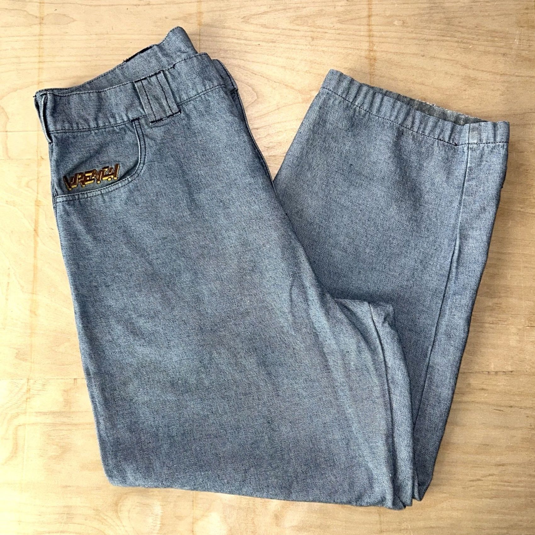 Denime VINTAGE Wrench Baggy Jeans Denim Blue 38x29 USA Made Men’s 38x29 Jeans Baggy Urban Skater 90s Mens Size US 38 / EU 54 - 2 Thumbnail