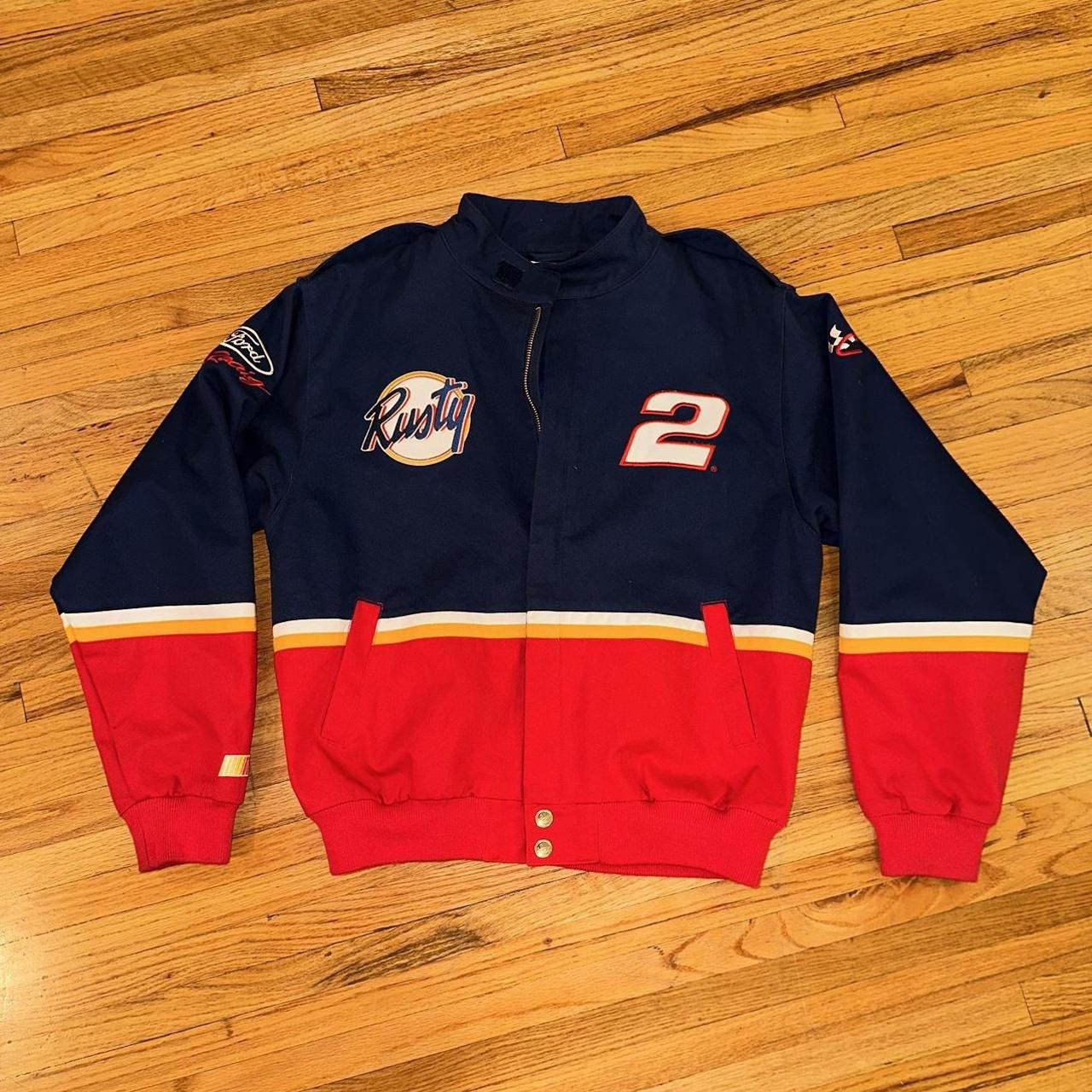 NASCAR Vintage Rusty Wallace Chase Authentics Racing Jacket Size US L / EU 52-54 / 3 - 1 Thumbnail