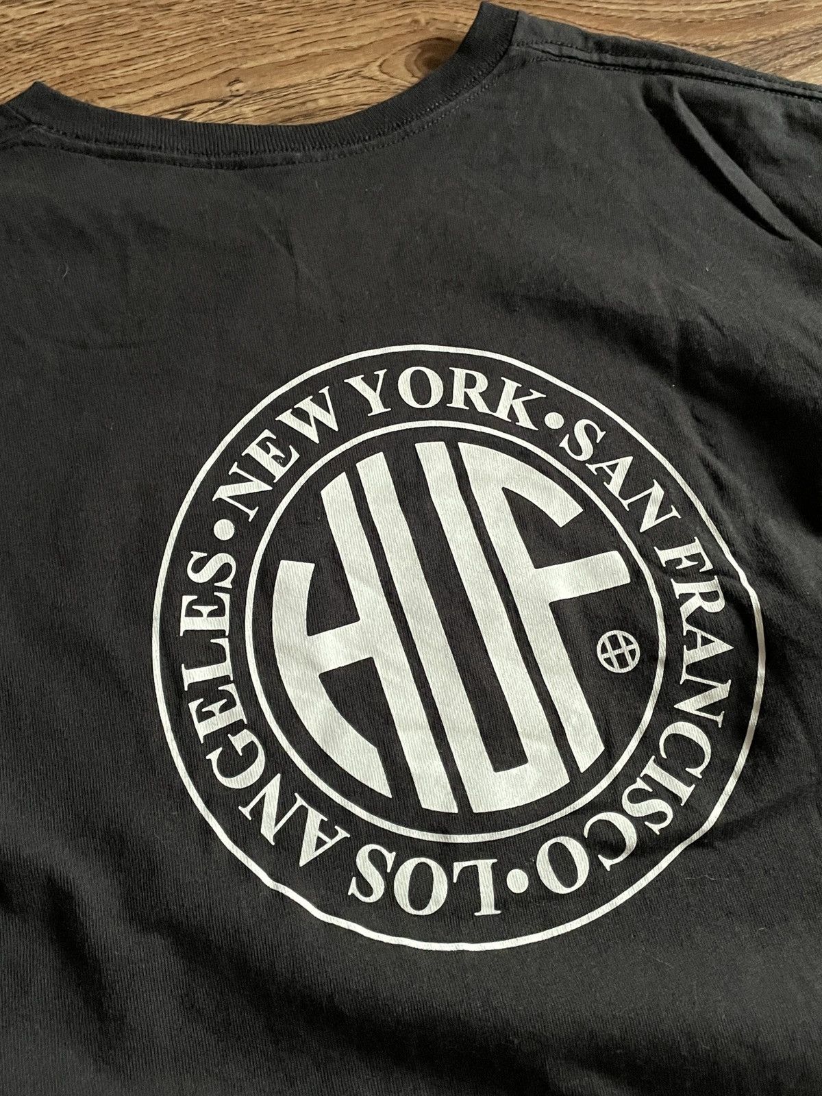 Huf × Supreme × The Hundreds Huf Black Longsleeve T-shirt Y2K Rap hip hop skateboarding Size US XL / EU 56 / 4 - 5 Thumbnail