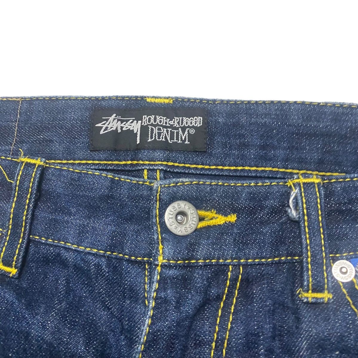 Stussy Vintage Y2K Stussy Logo Pocket Denim Jeans Size US 30 / EU 46 - 6 Thumbnail