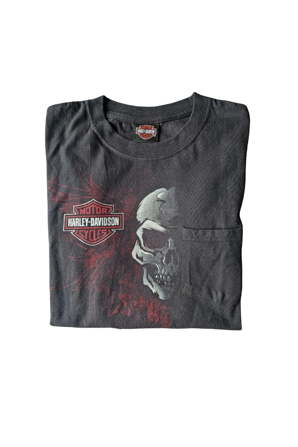 Harley Davidson Harley Geneva Skull Pocket Dealer Tee M Size US M / EU 48-50 / 2 - 3 Thumbnail