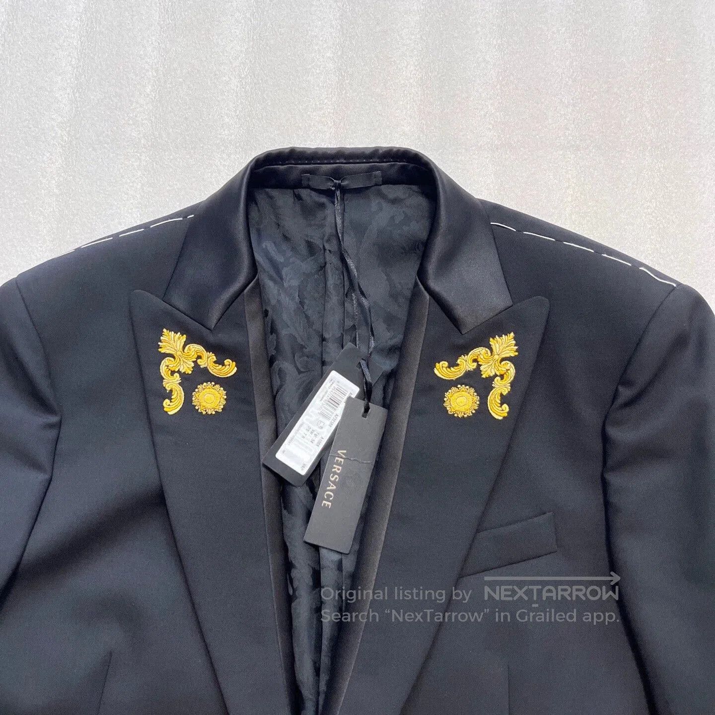 Versace Versace Embroidered Men's Suit. Size US XL / EU 56 / 4 - 2 Thumbnail