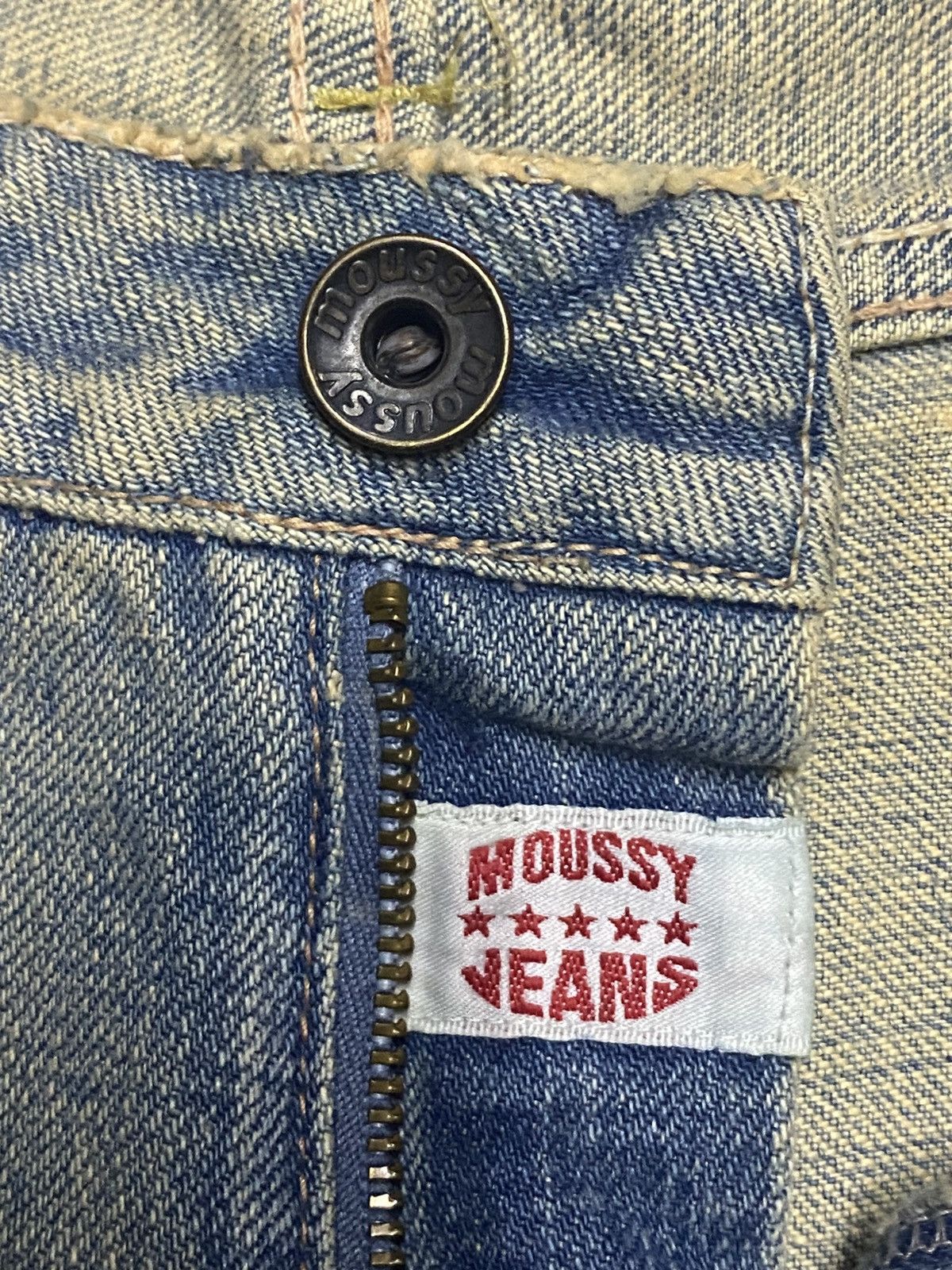 MOUSSY Vintage 2002 Moussy Mud Wash Distressed Bootcut Flare Jeans Size US 32 / EU 48 - 18 Thumbnail