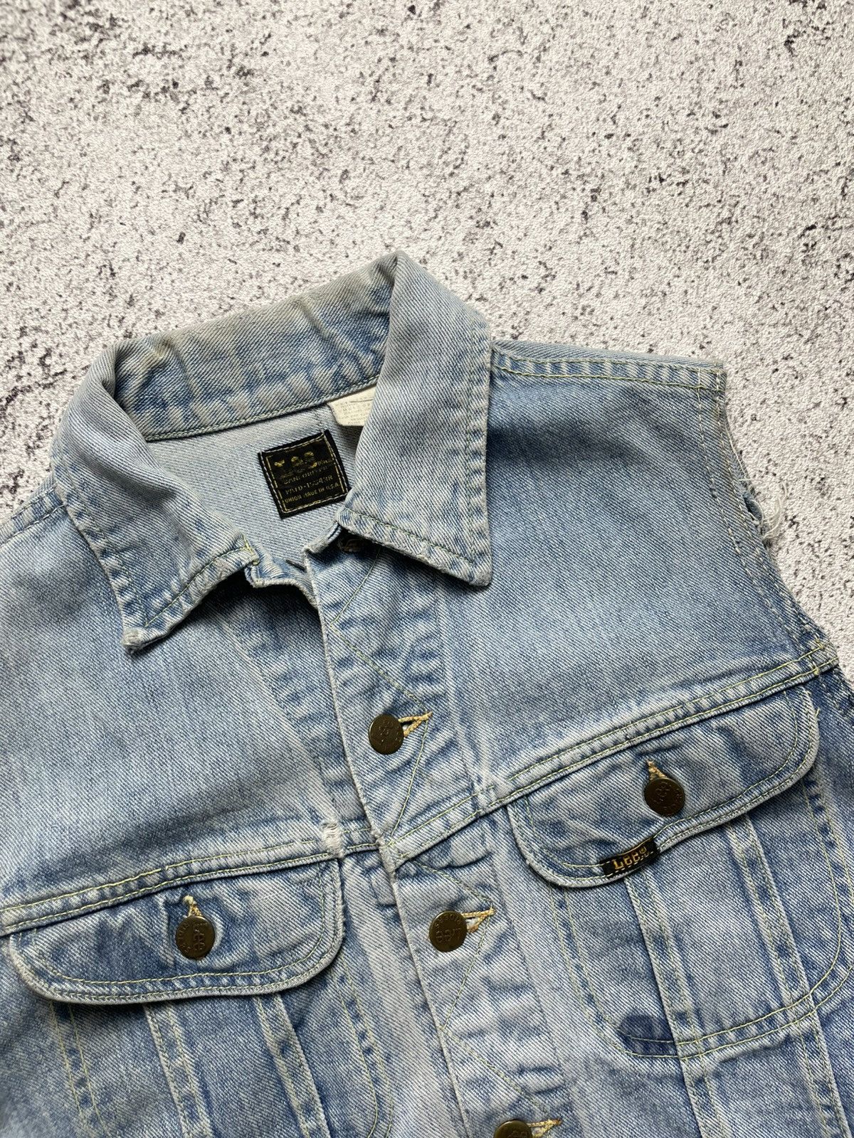 Lee Union made lee riders denim vest vintage denim Size US M / EU 48-50 / 2 - 3 Thumbnail