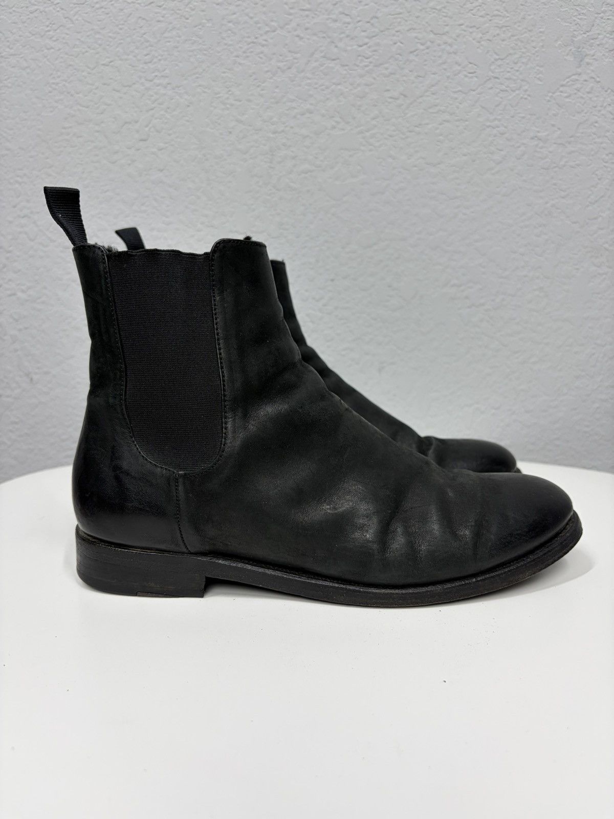 The Last Conspiracy Vintage 00s Guidi CCP Style Distressed Leather Biker Boots Size US 8 / EU 41 - 7 Thumbnail