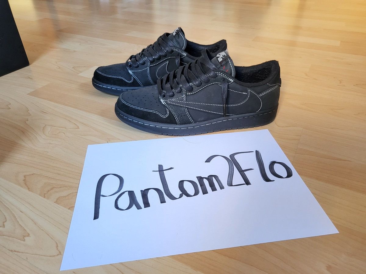 Jordan Brand × Travis Scott Jordan 1 Low Travis Scott Black Phantom Size US 9 / EU 42 - 5 Thumbnail