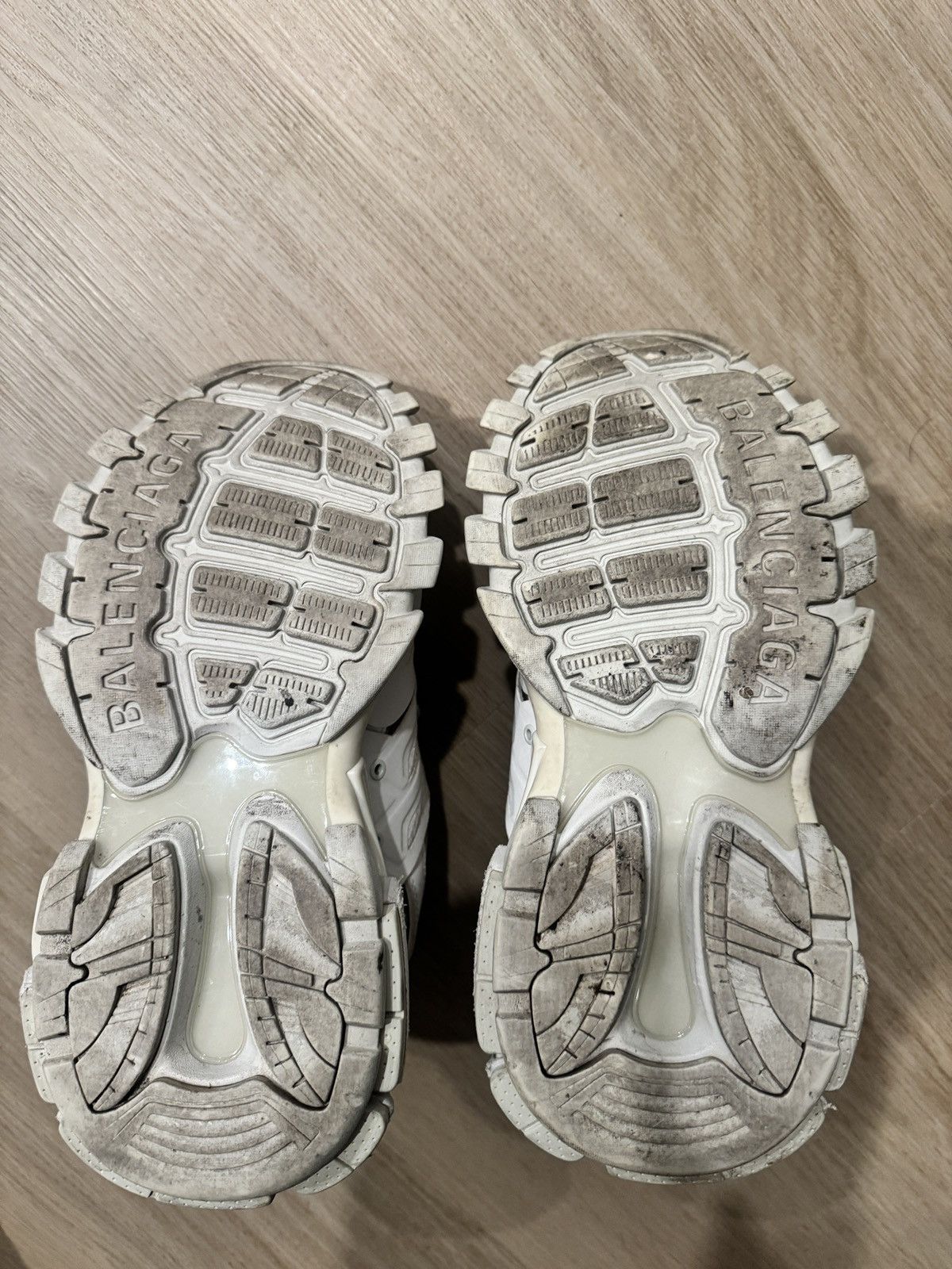 Balenciaga Balenciaga Rubber Mesh Fabric Monocolor Sole Track Sneakers Size US 7 / IT 37 - 7 Thumbnail