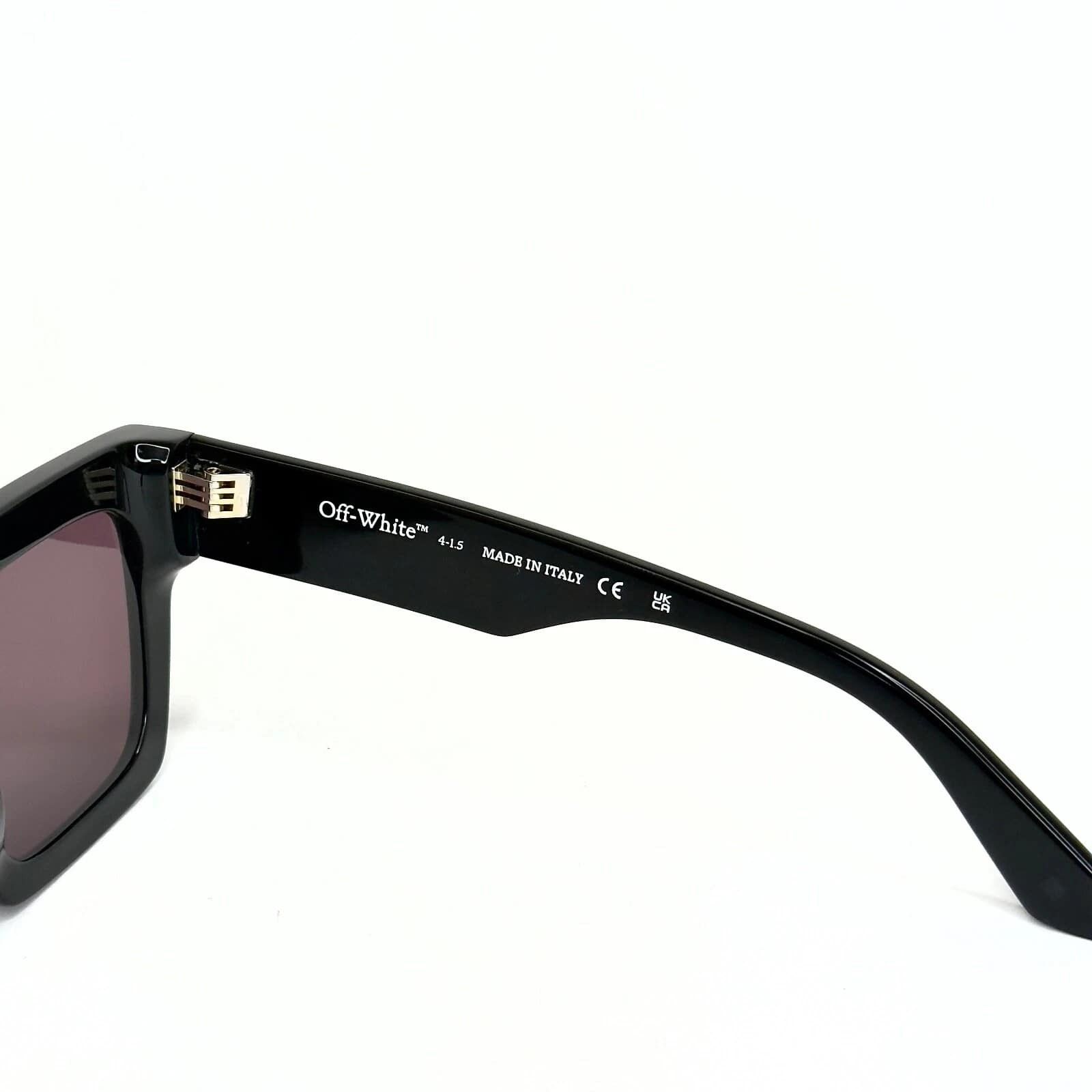 Off-White OFF-WHITE 13I OERI13I Black JACKSON Galvanized Sunglasses Size ONE SIZE - 4 Thumbnail