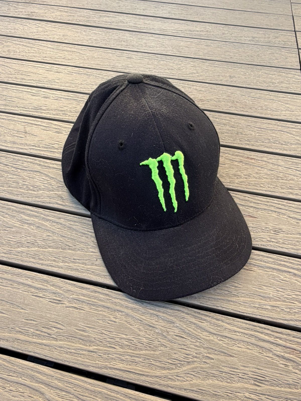 Other Vintage Monster Energy Flexfit Hat Fitted L/XL Size ONE SIZE - 1 Thumbnail