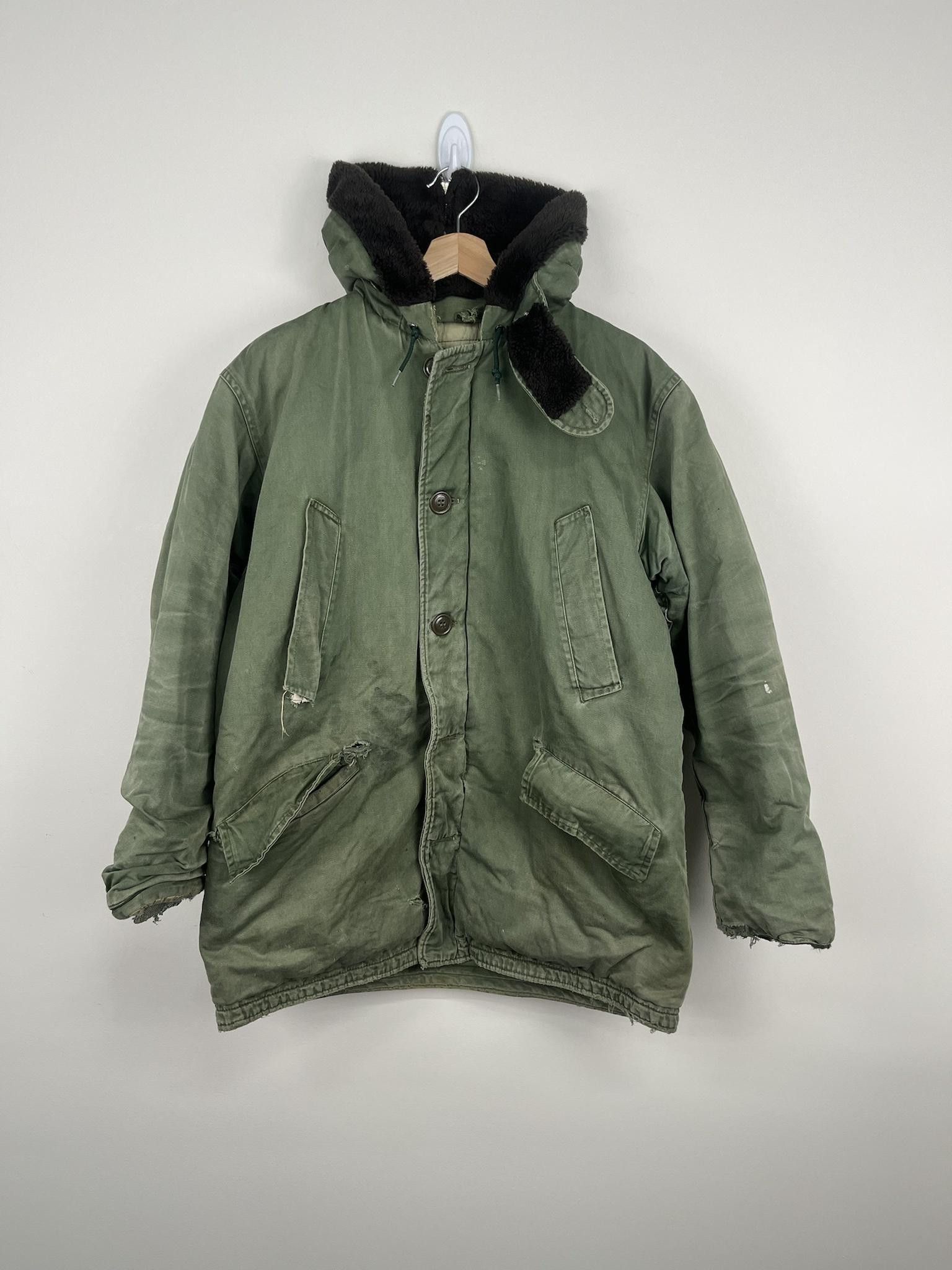 image of 1960's B9 Military Parka in Olive, Men's (Size Medium)