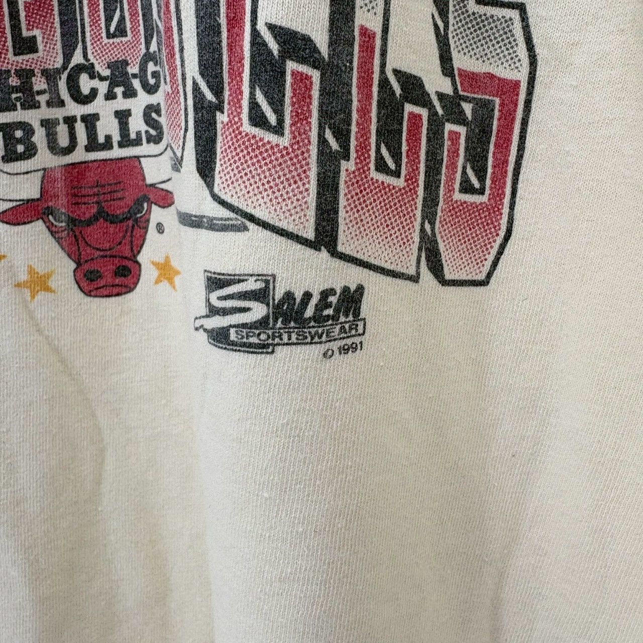 Vintage Vintage 90s Chicago Bulls shirt size XL wts03 Size US XL / EU 56 / 4 - 4 Thumbnail