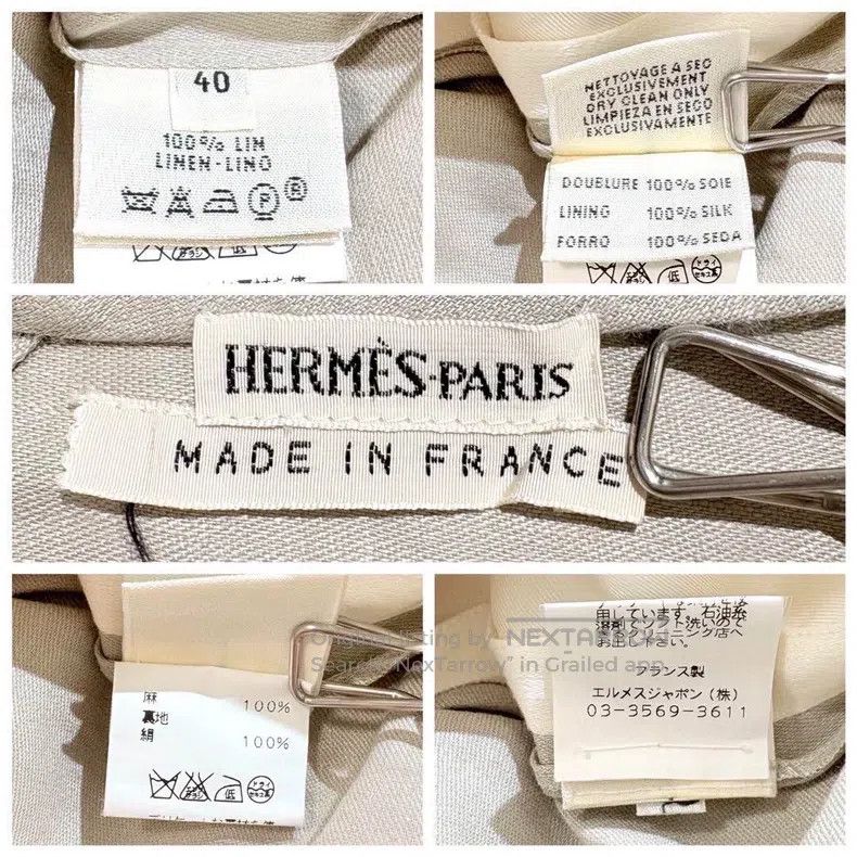 Hermes Hermes Linen dress Size S / US 4 / IT 40 - 8 Thumbnail