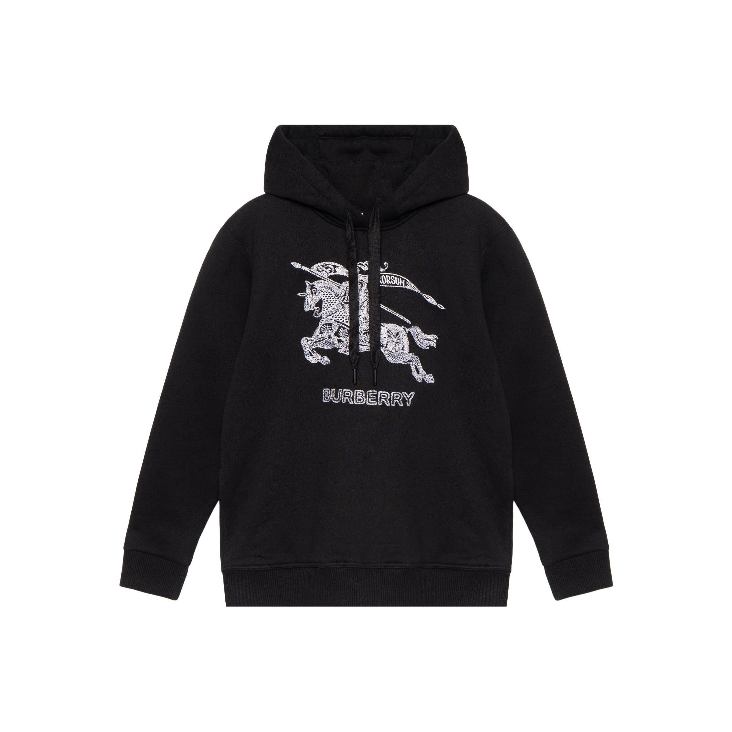 Burberry Burberry Knight Logo Hoodie Black Size L Size US L / EU 52-54 / 3 - 1 Thumbnail