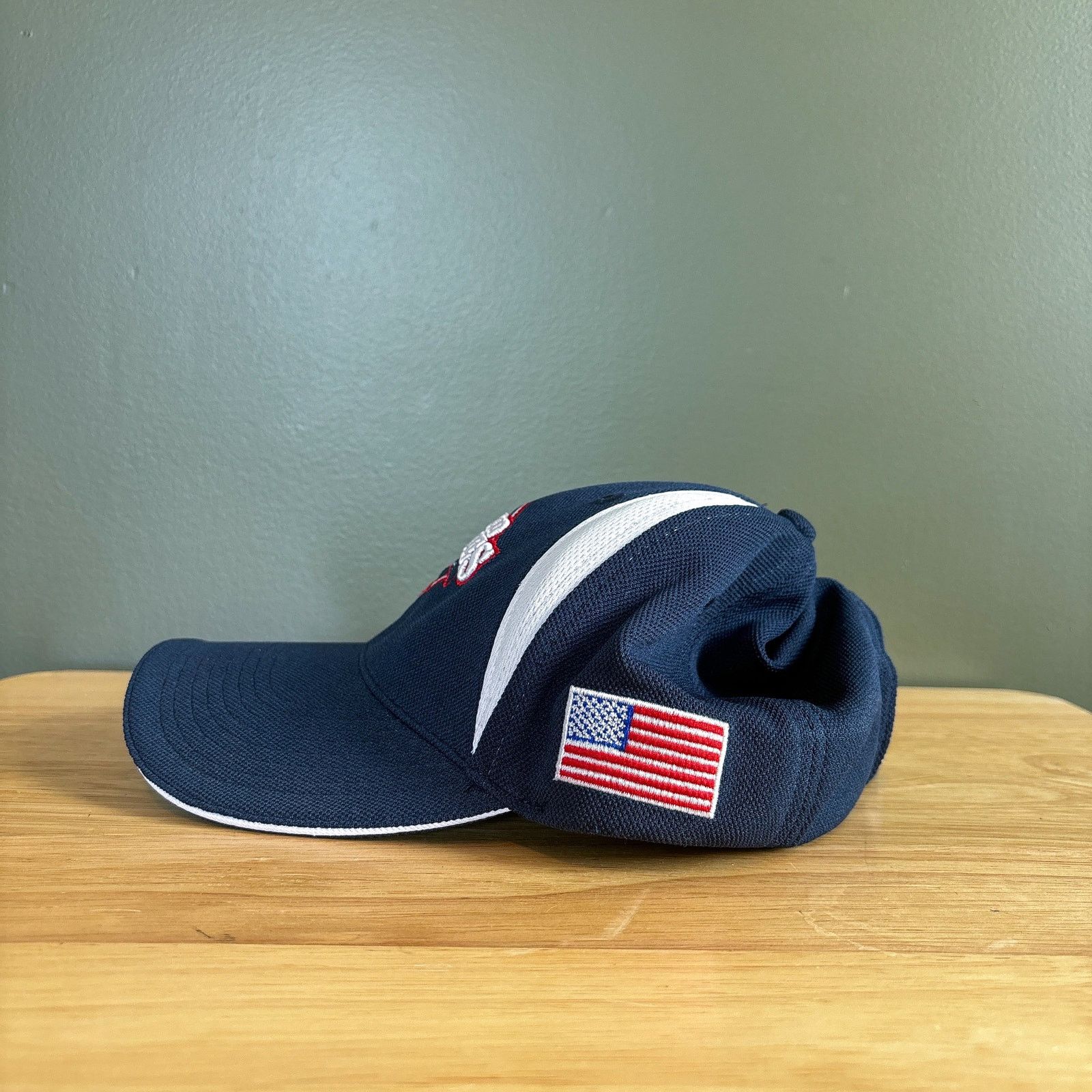 Other USSSA World Series 09 Softball Blue Flag Strapback Hat Size ONE SIZE - 5 Thumbnail