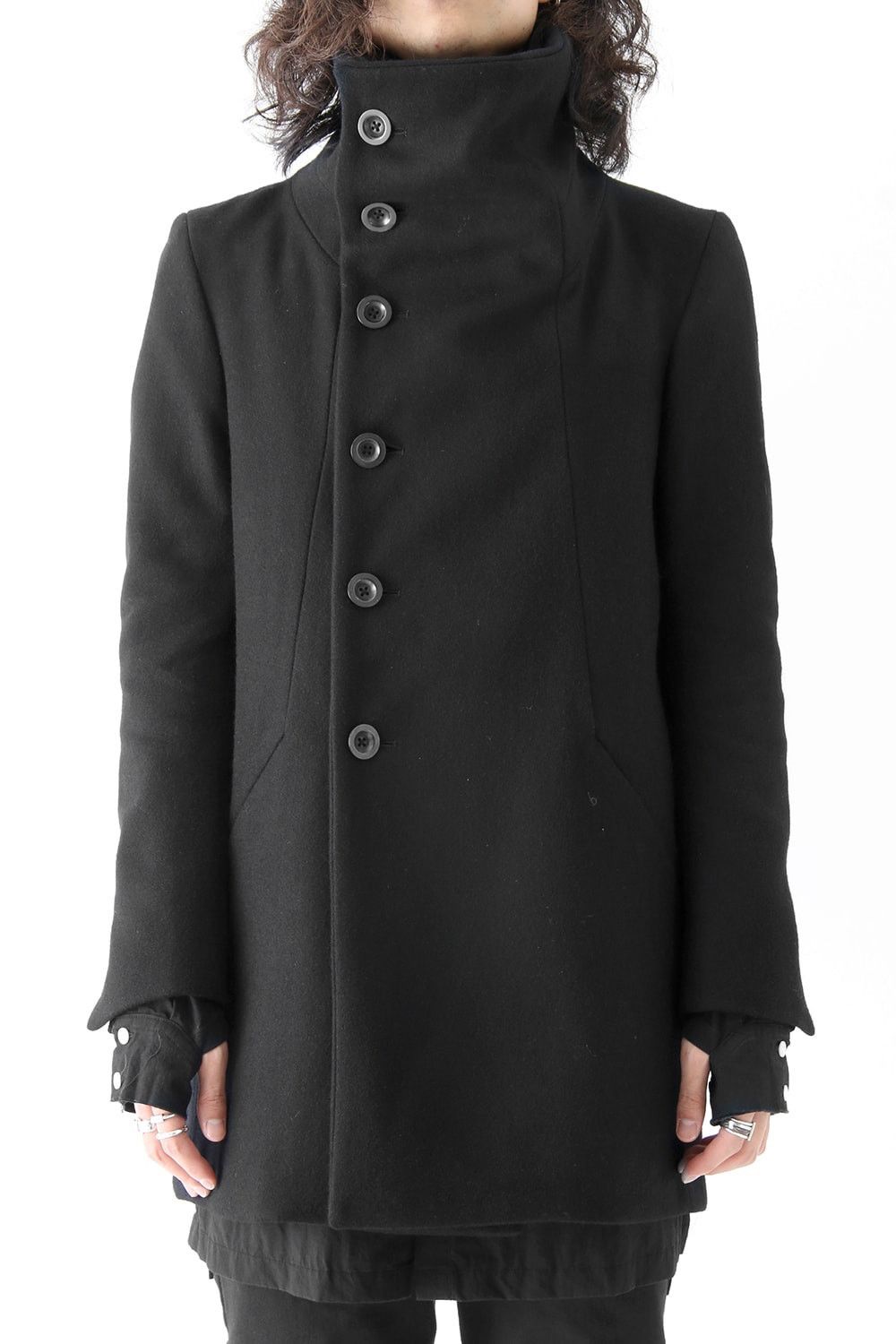 The Viridi-anne 17AW Melton High Neck Coat - JP 2 Fits US M-S Size US M / EU 48-50 / 2 - 19 Thumbnail