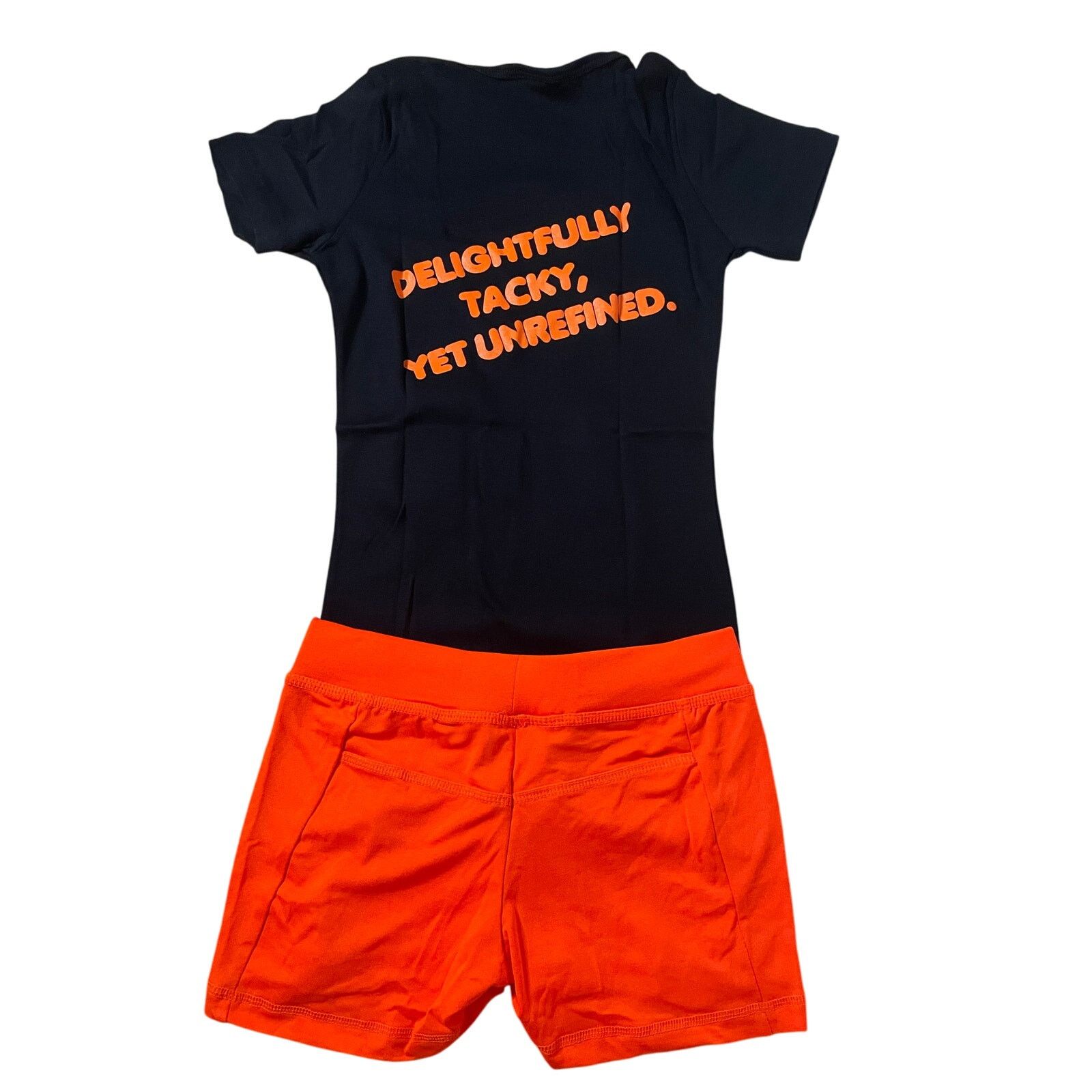 Other New Hooters Uniform V-Neck tee Shorts Socks hose Xxs/Xxxs Size XXS / US 00 / IT 34 - 6 Thumbnail