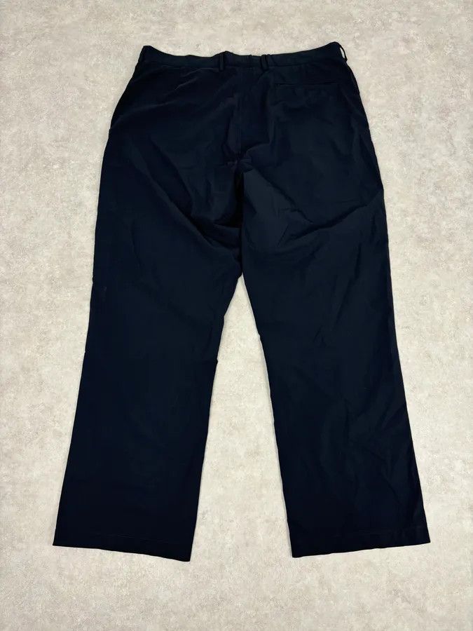 Prada 2000s Prada Navy Nylon Contrast Stripe Pants Size US 34 / EU 50 - 6 Thumbnail